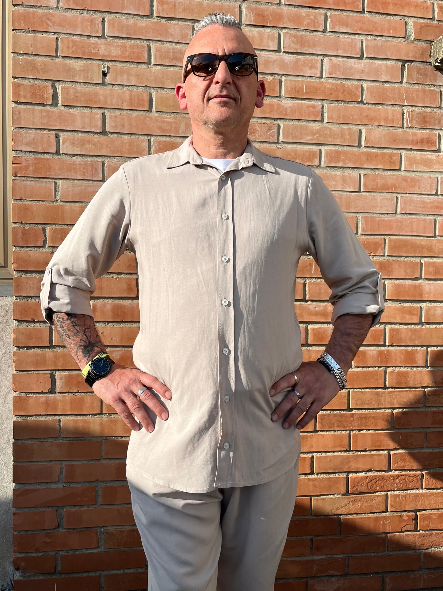 7x8 FLR Camicia Misto Lino
