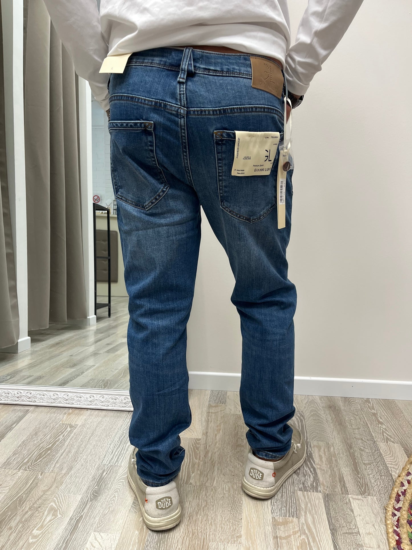 Gianni Lupo Jeans Skinny Uomo Modello Kevin