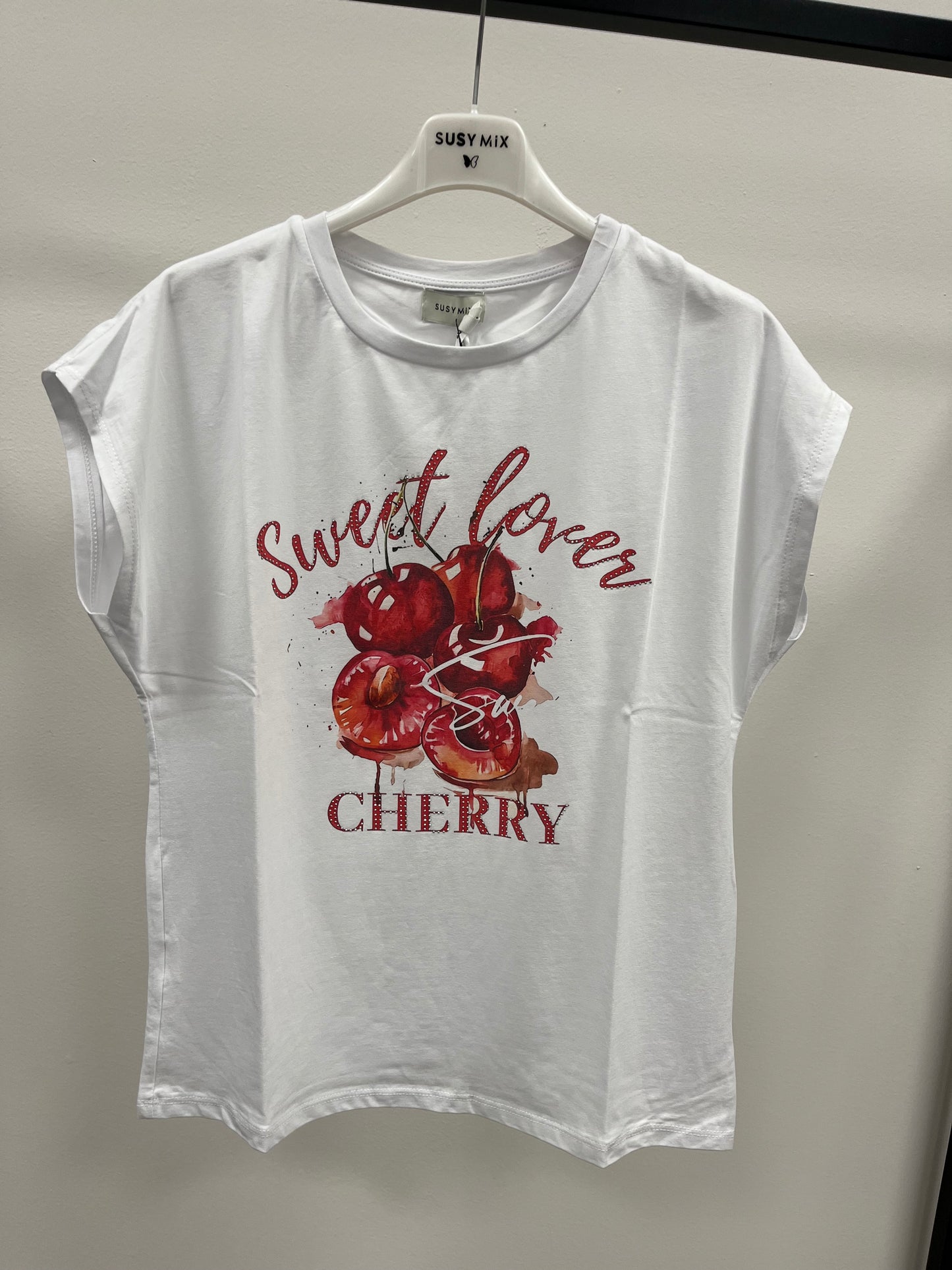 Susy Mix T-Shirt con stampa Cherry