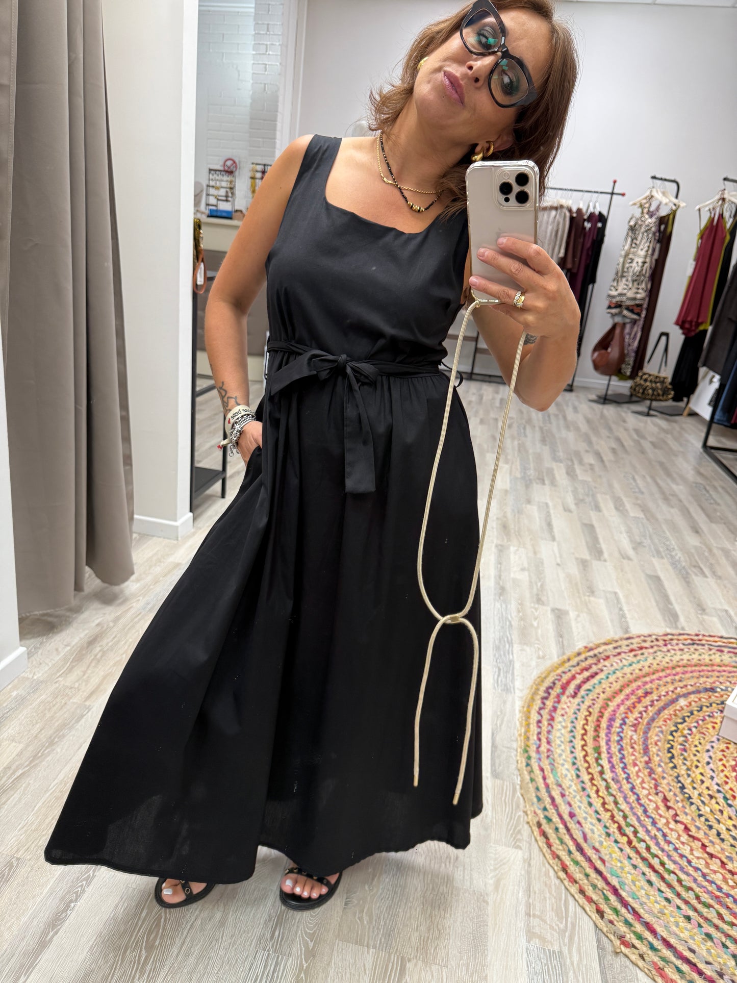 Abito bon ton Susy Mix nero