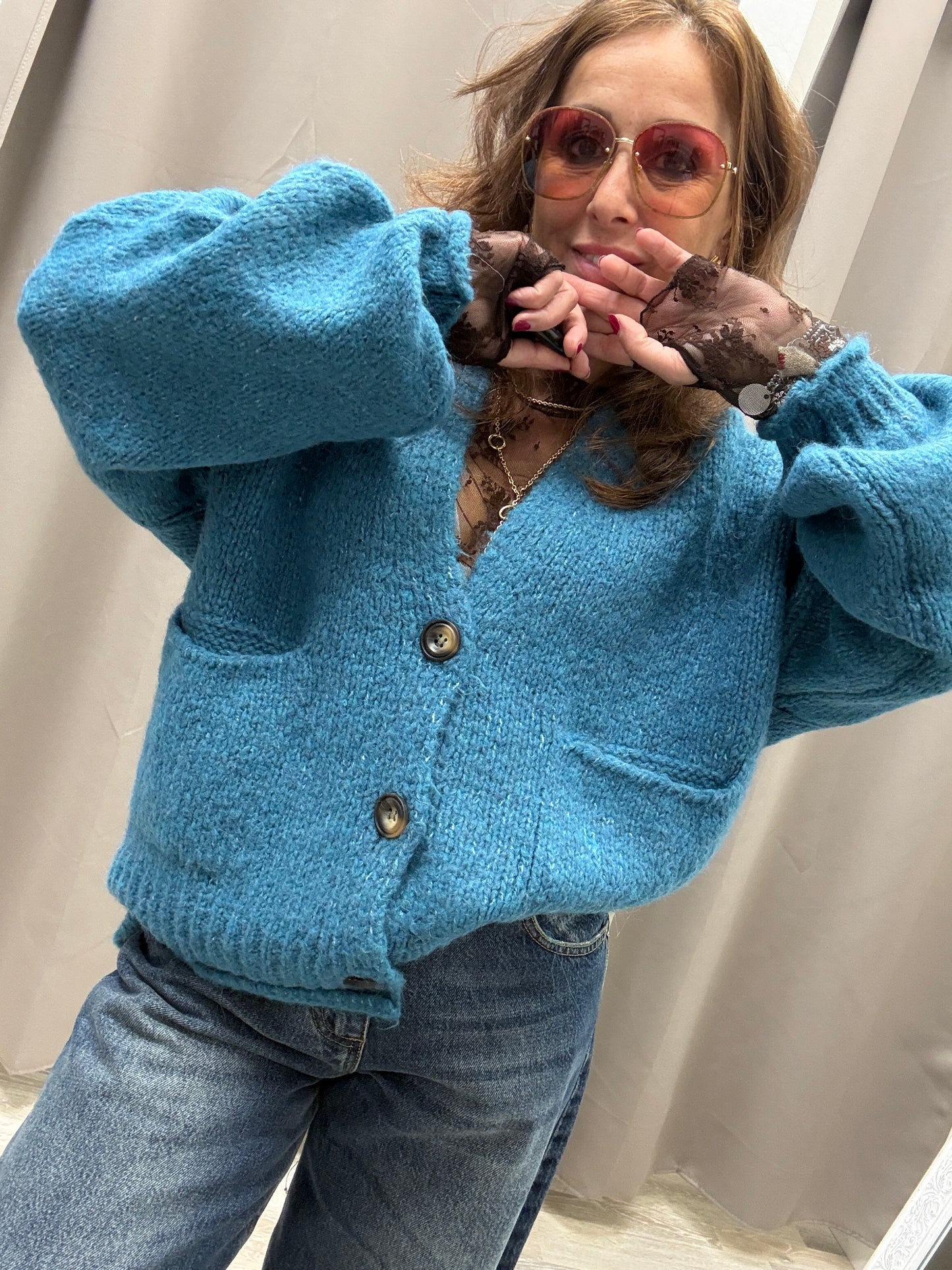 Cardigan Tre Bottoni HaveOne Ottanio