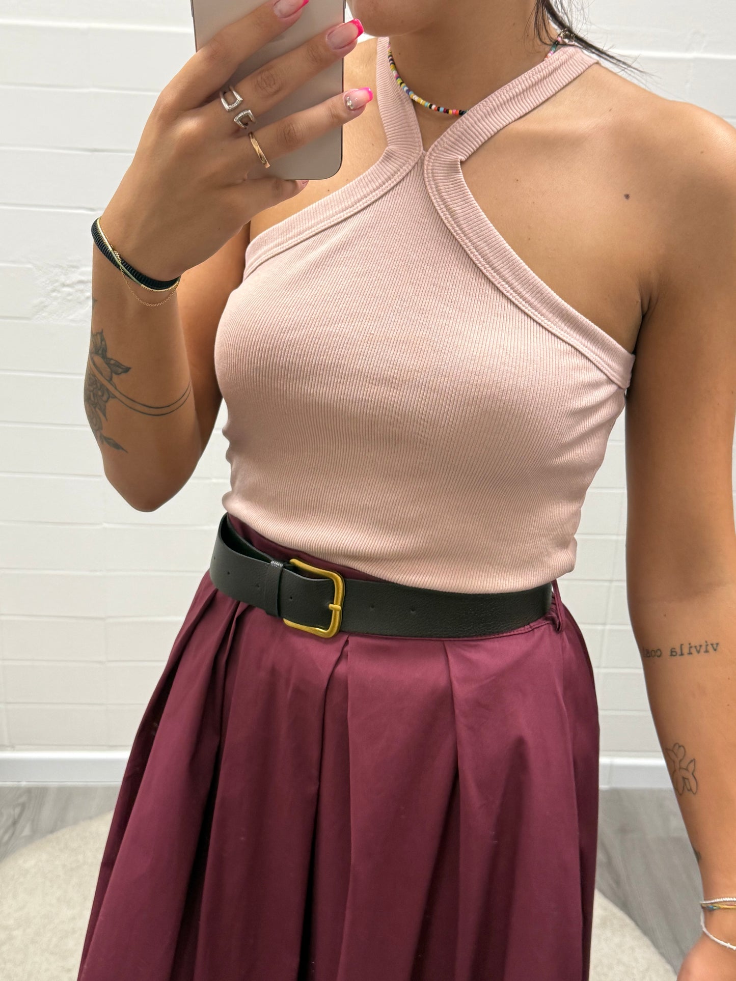 Top fascia incrocio Susy Mix Rosa