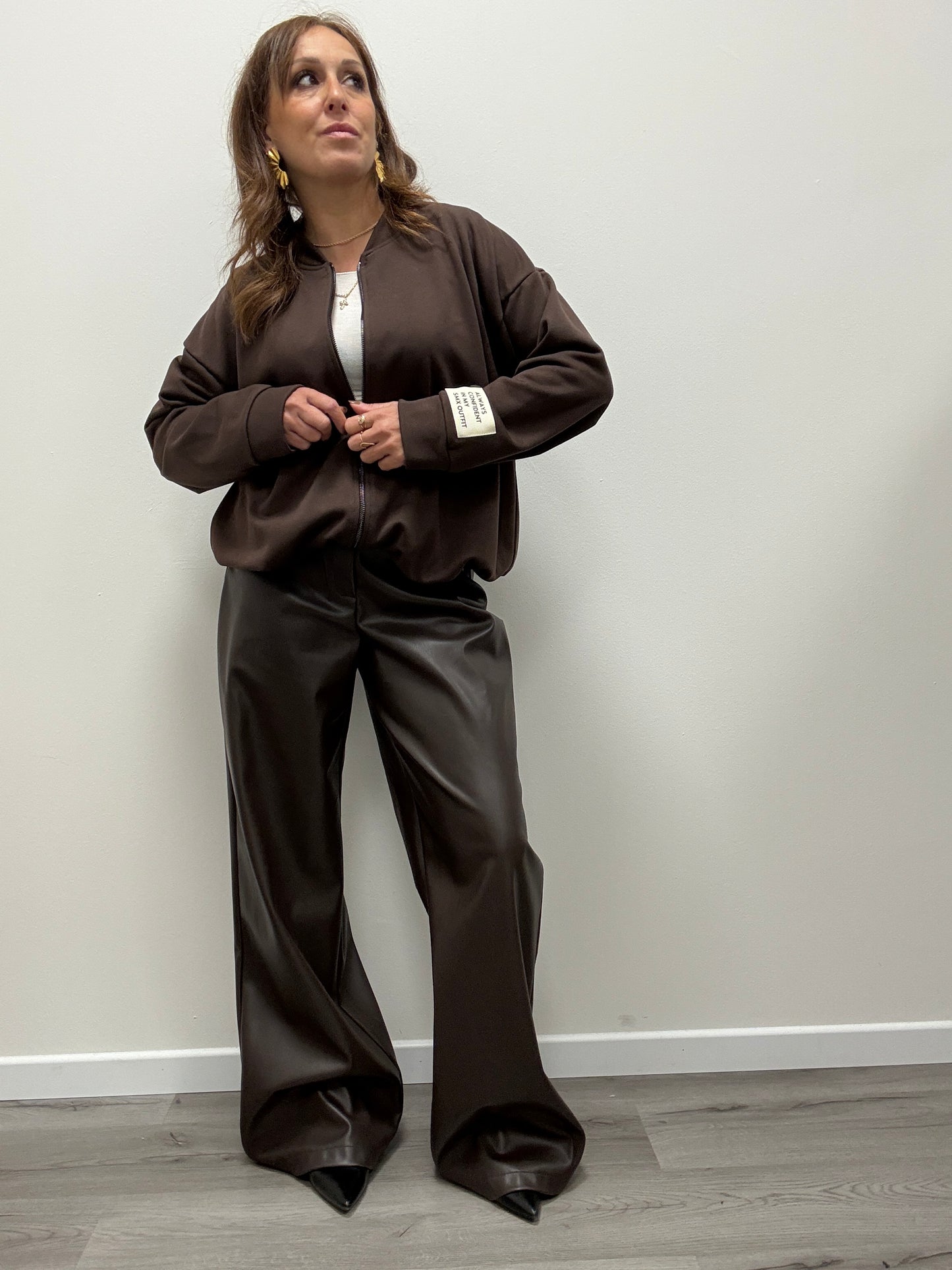 Pantalone in Ecopelle Moro HaveOne