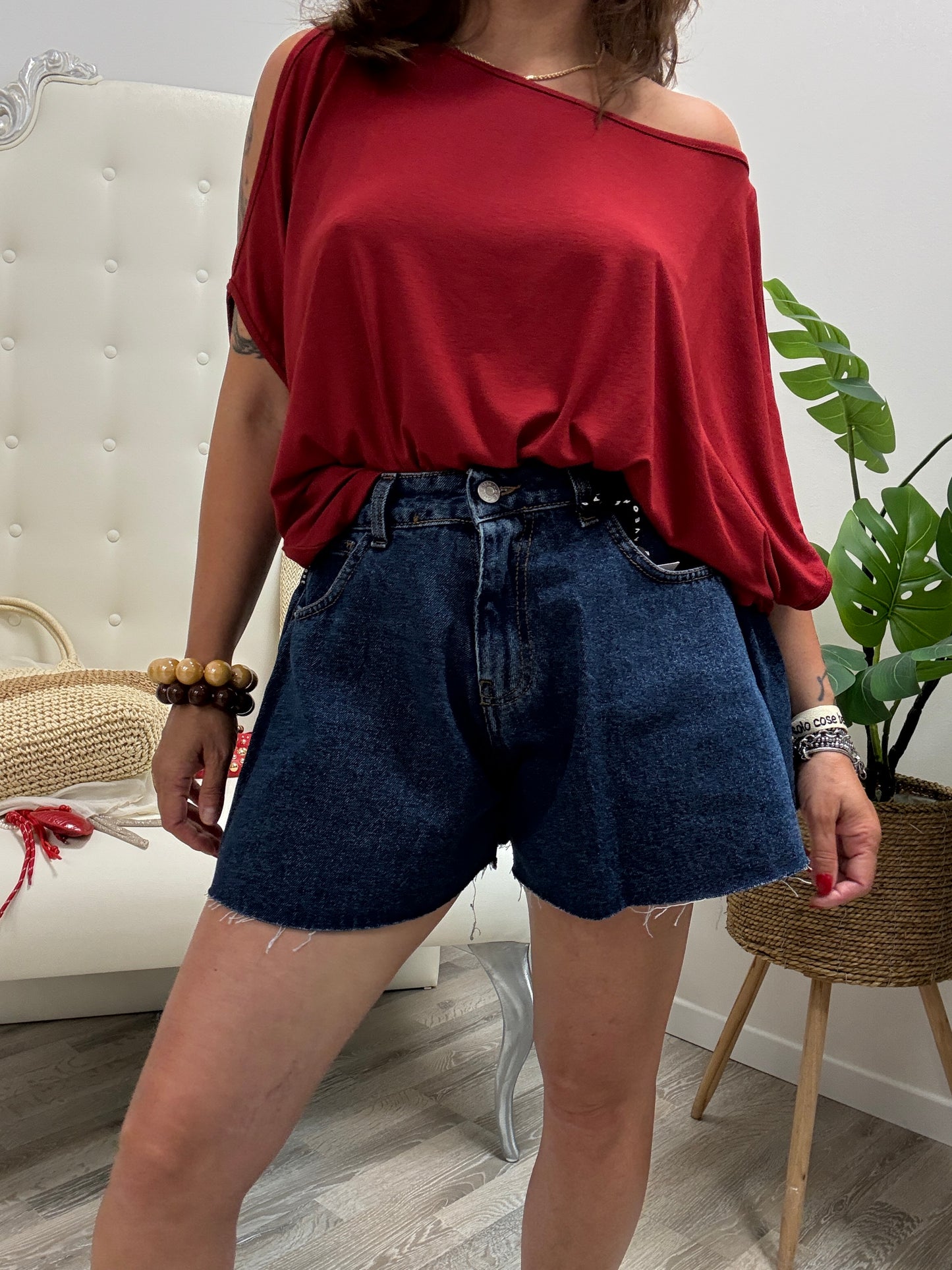 Short farfalla jeans Haveone