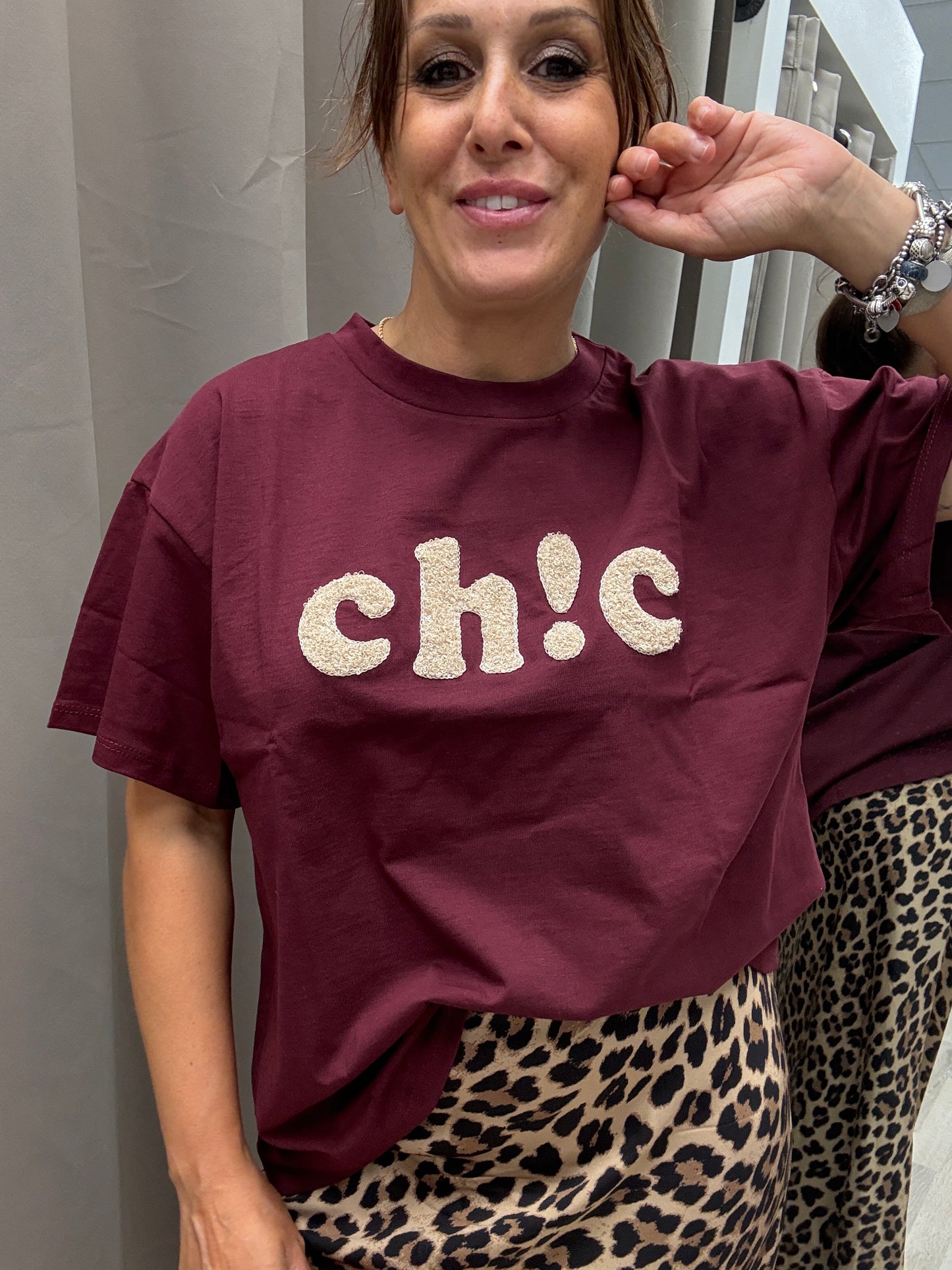 T-shirt Chic Susy Mix Vino