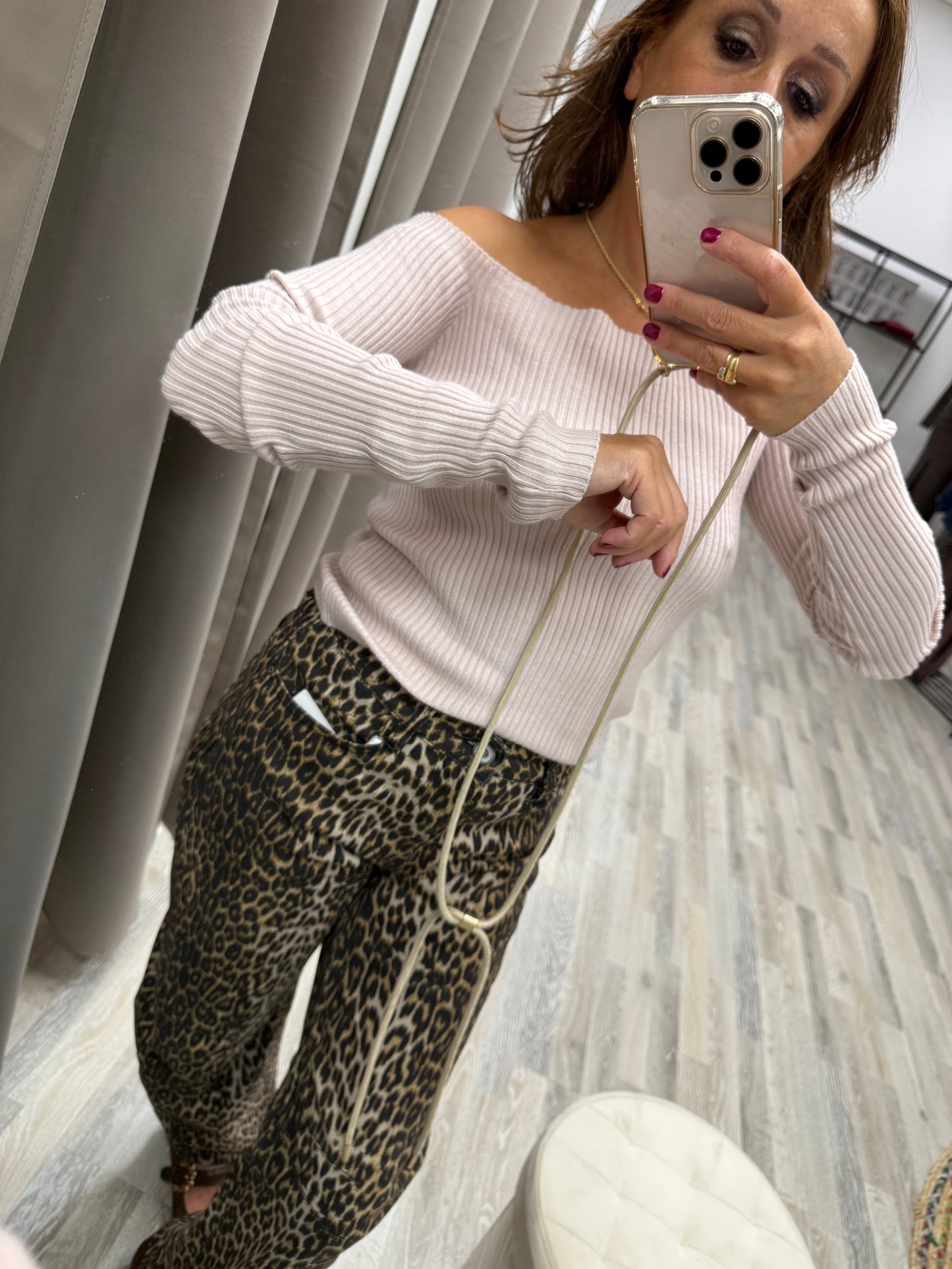 Maglia scollo shiffer Susy Mix Rosa
