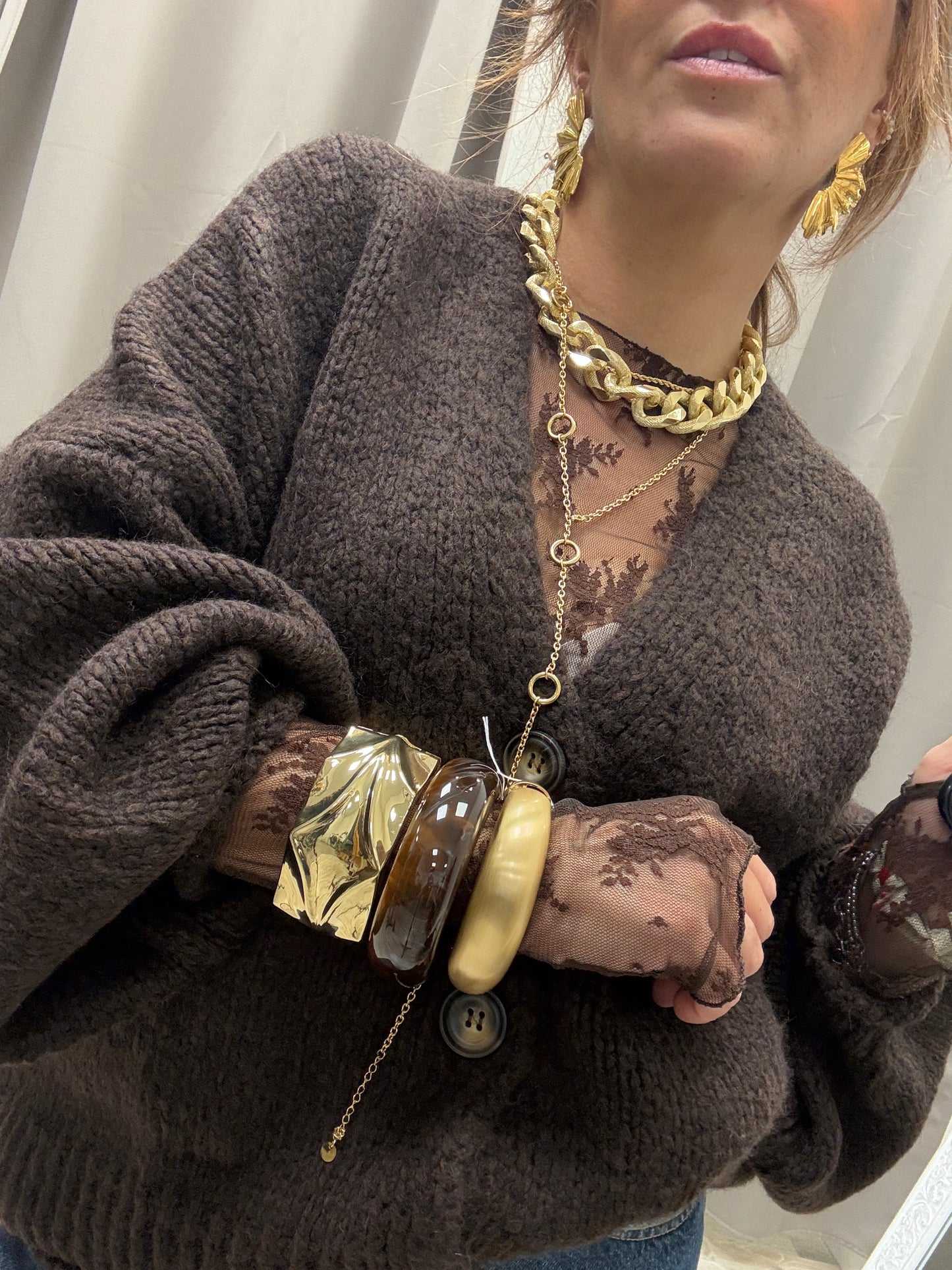Cardigan Tre Bottoni HaveOne Moro