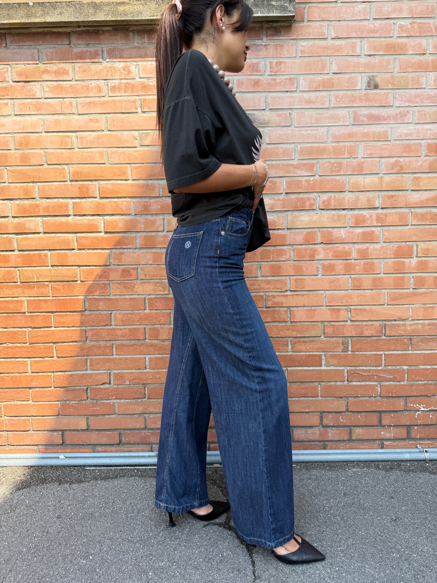 Jeans Ketty blu scuro Haveone
