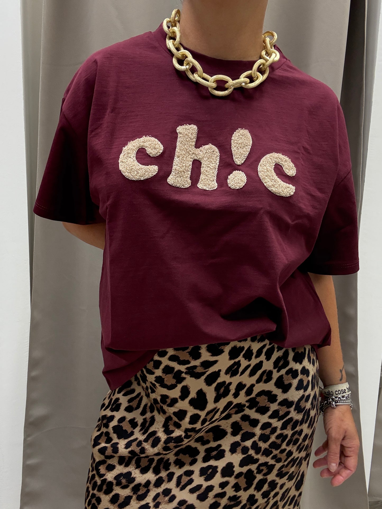 T-shirt Chic Susy Mix Vino