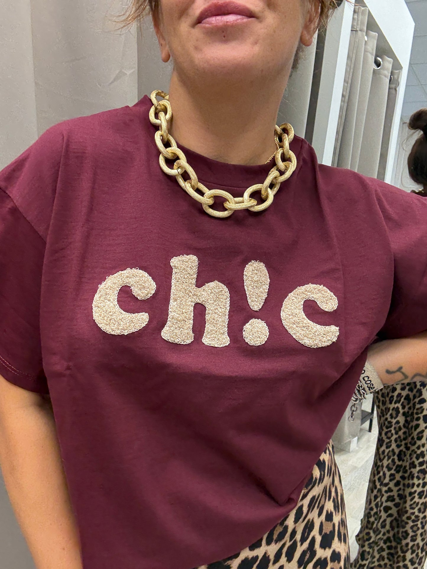 T-shirt Chic Susy Mix Vino