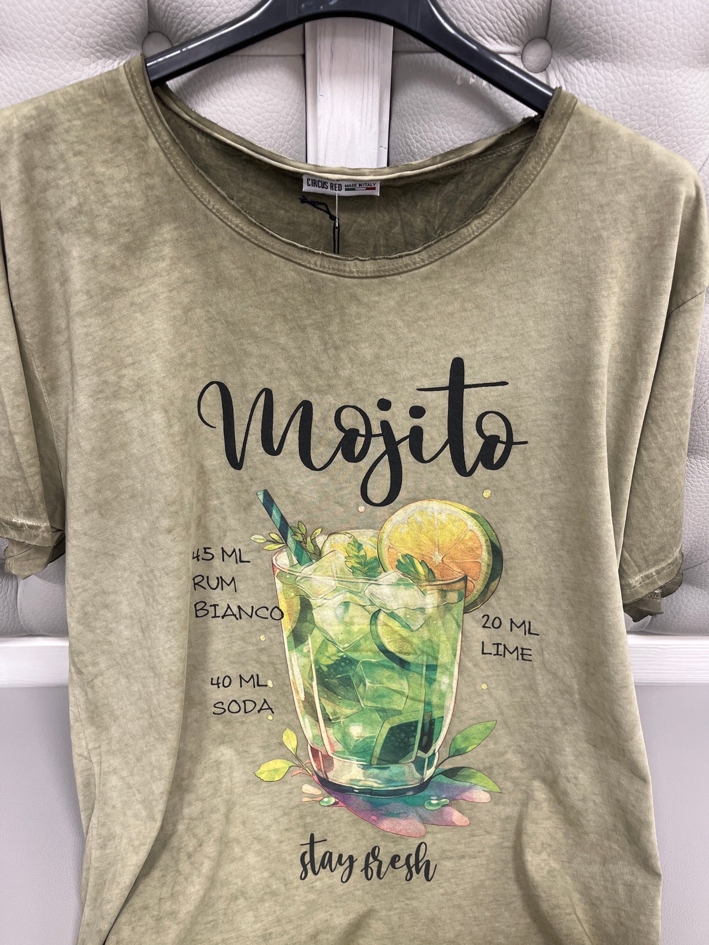 Circus Red T -Shirt Moyito Verde Slavato