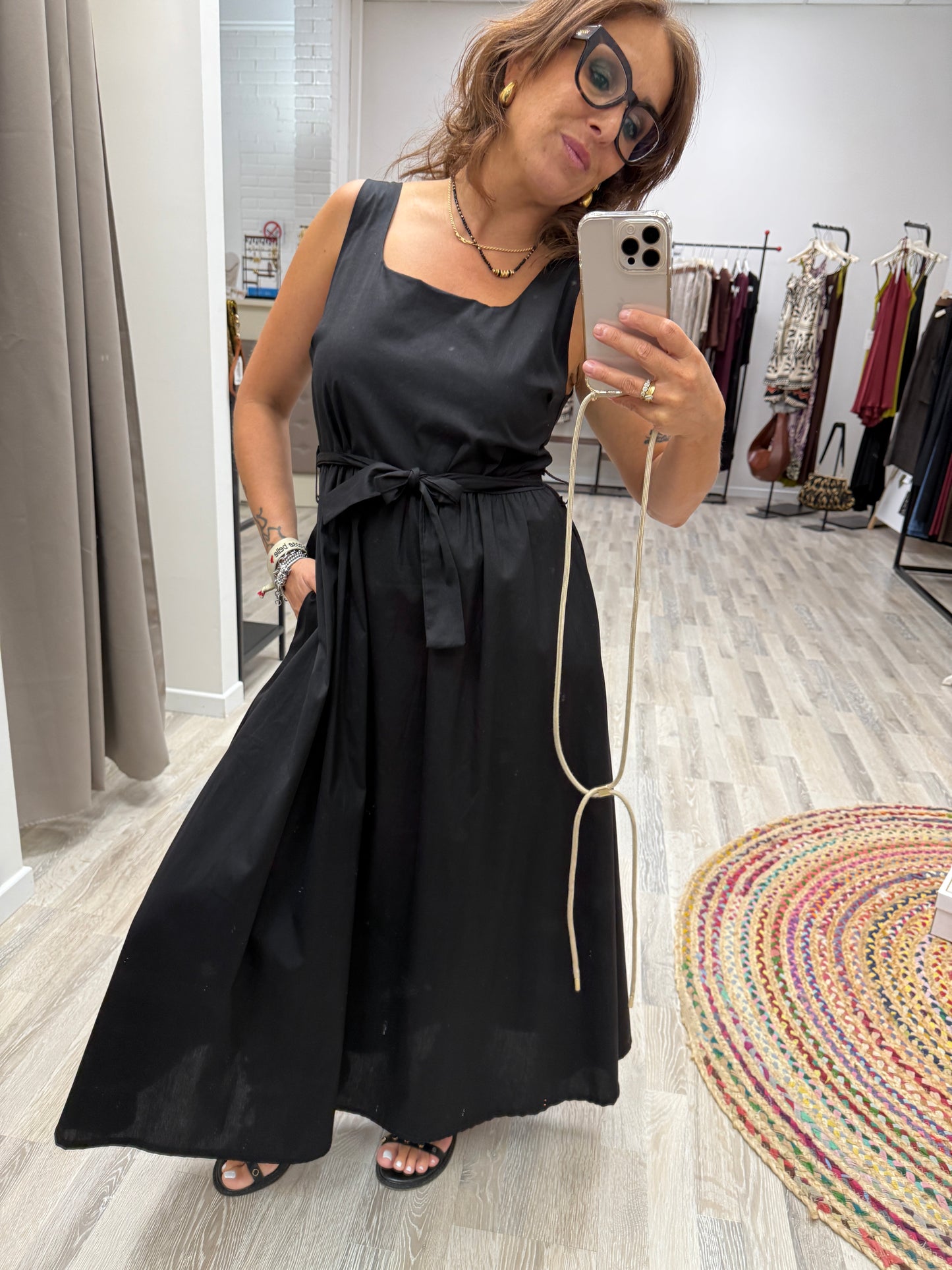 Abito bon ton Susy Mix nero