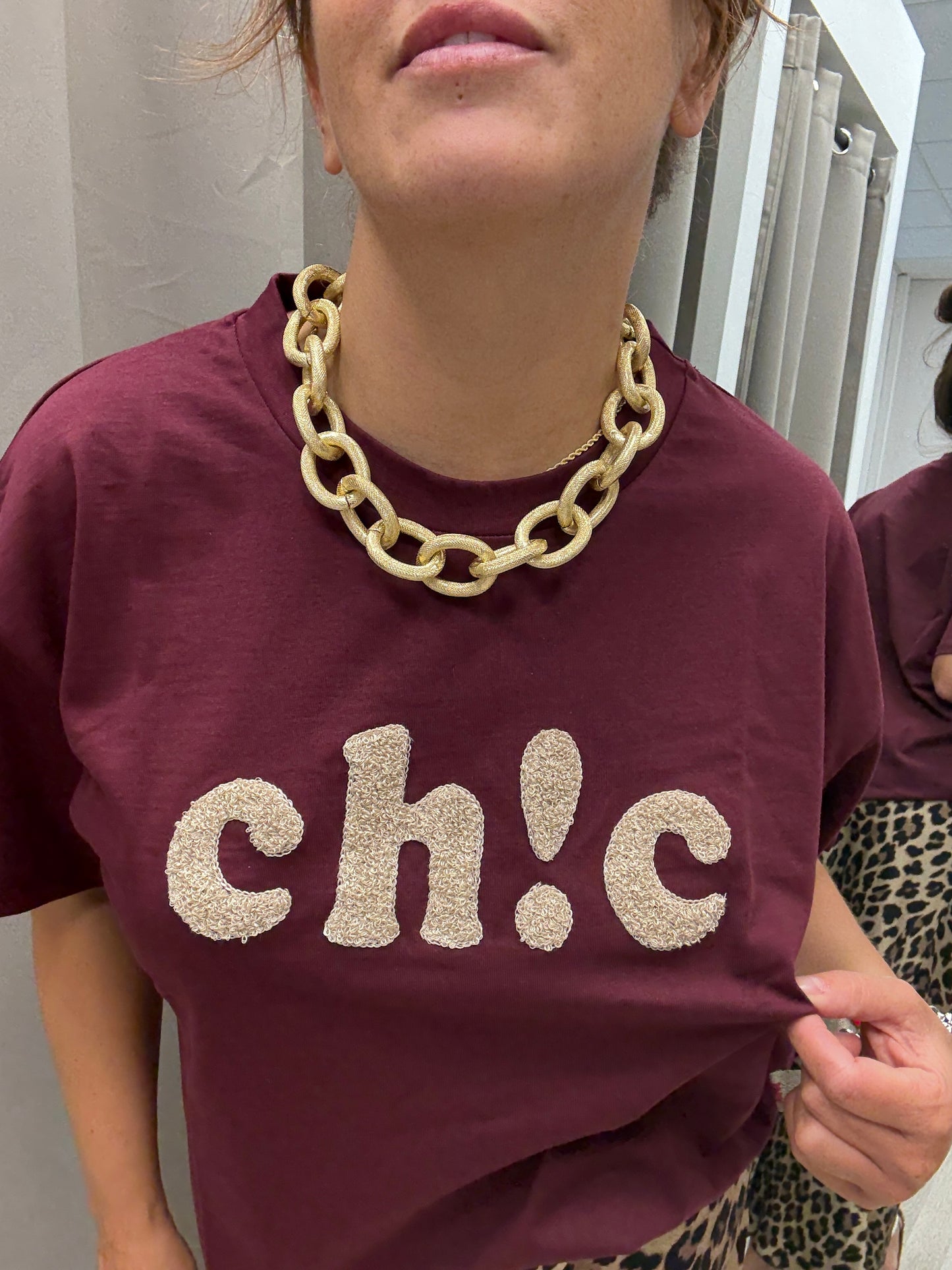 T-shirt Chic Susy Mix Vino