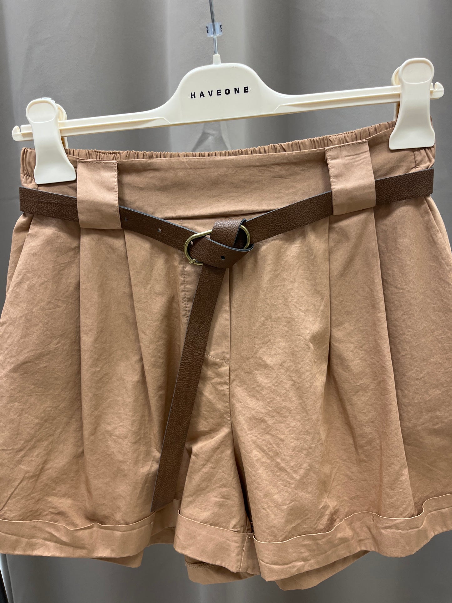 HaveOne Shorts con Risvolto Biscotto