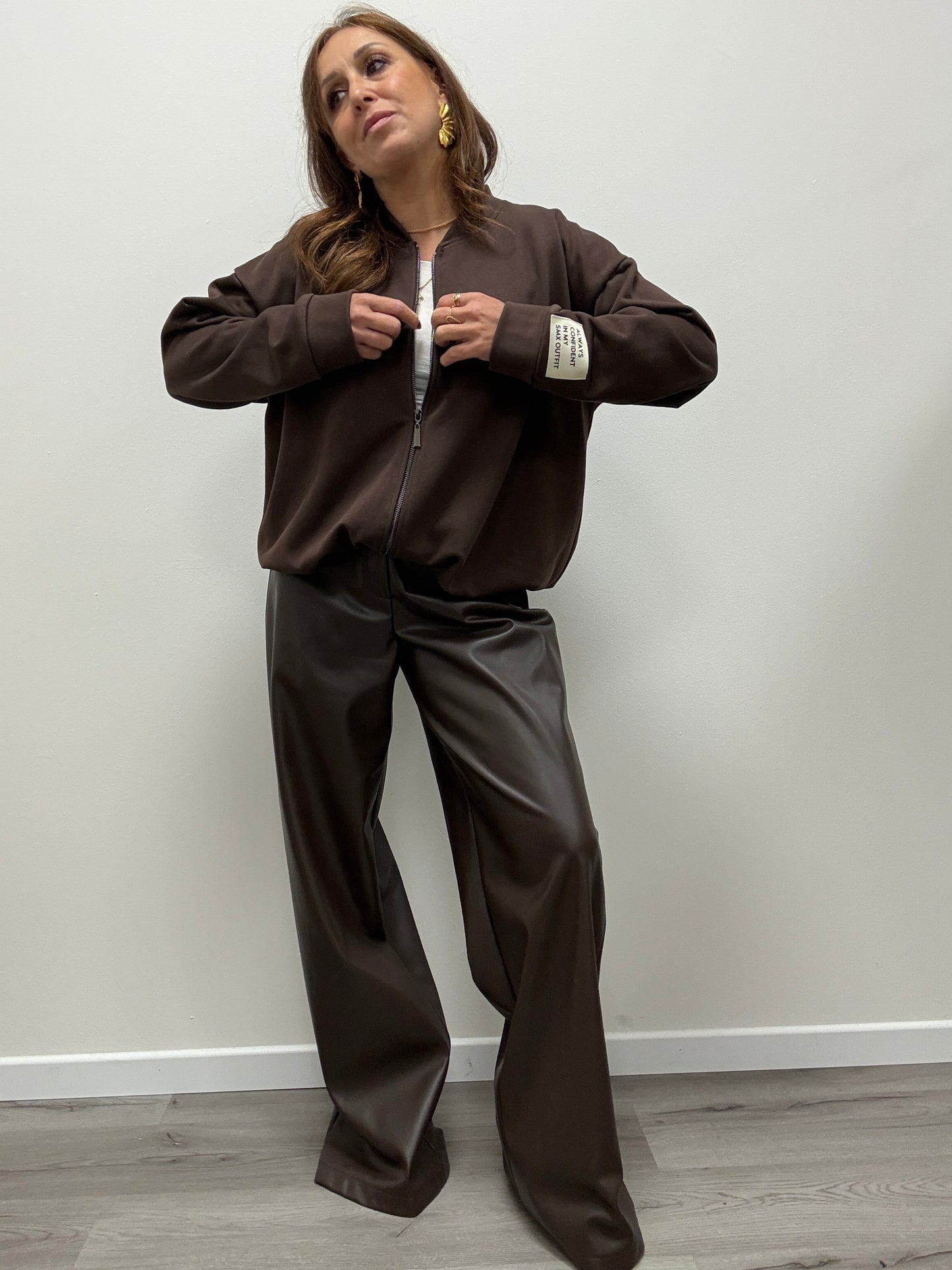 Pantalone in Ecopelle Moro HaveOne
