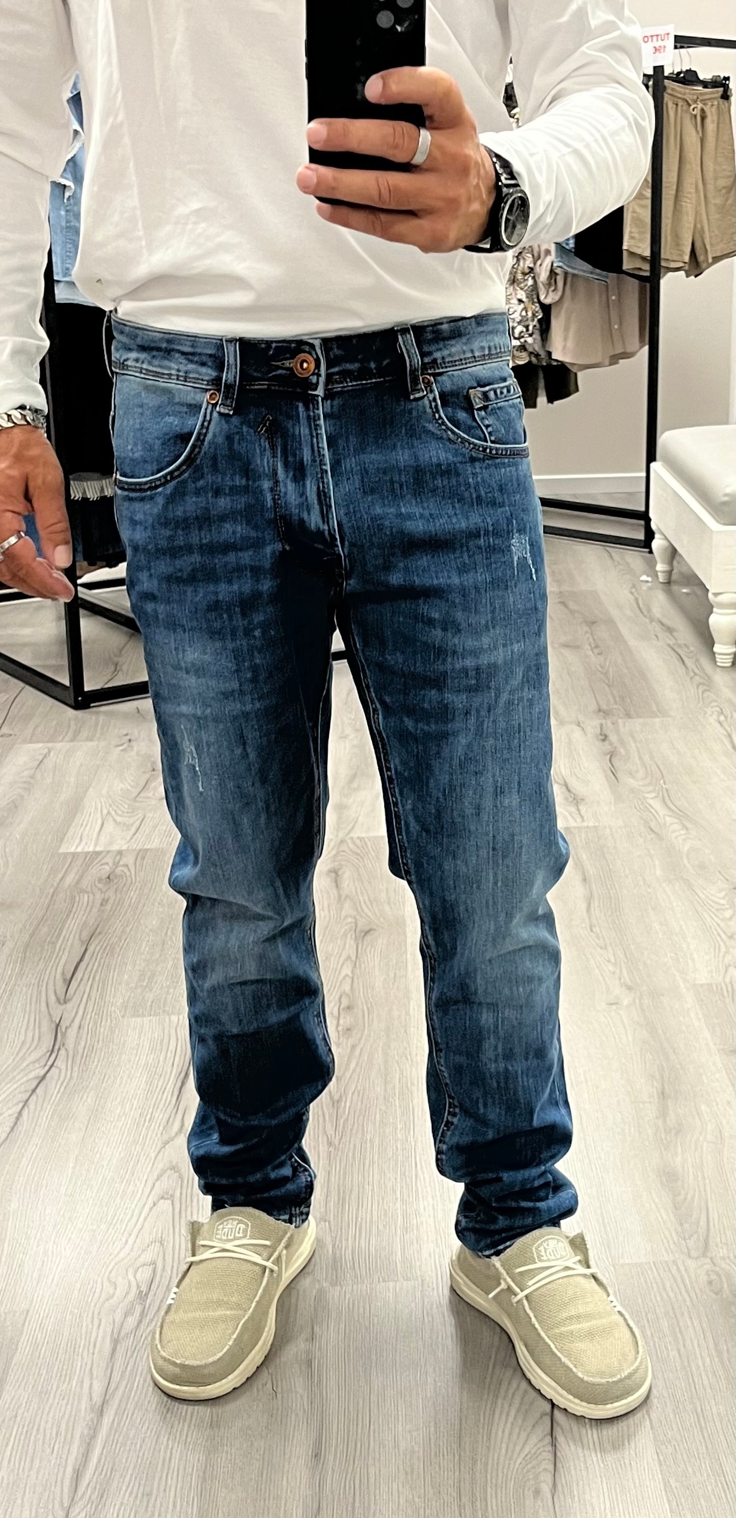 Gianni Lupo Jeans Skinny Uomo Modello Kevin