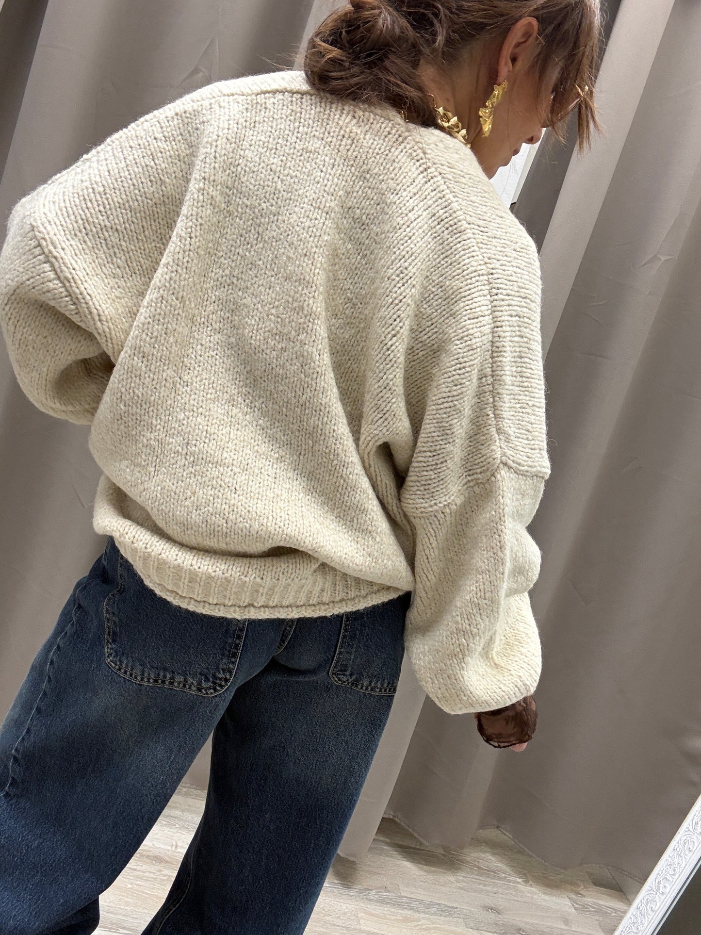 Cardigan Tre Bottoni HaveOne Burro