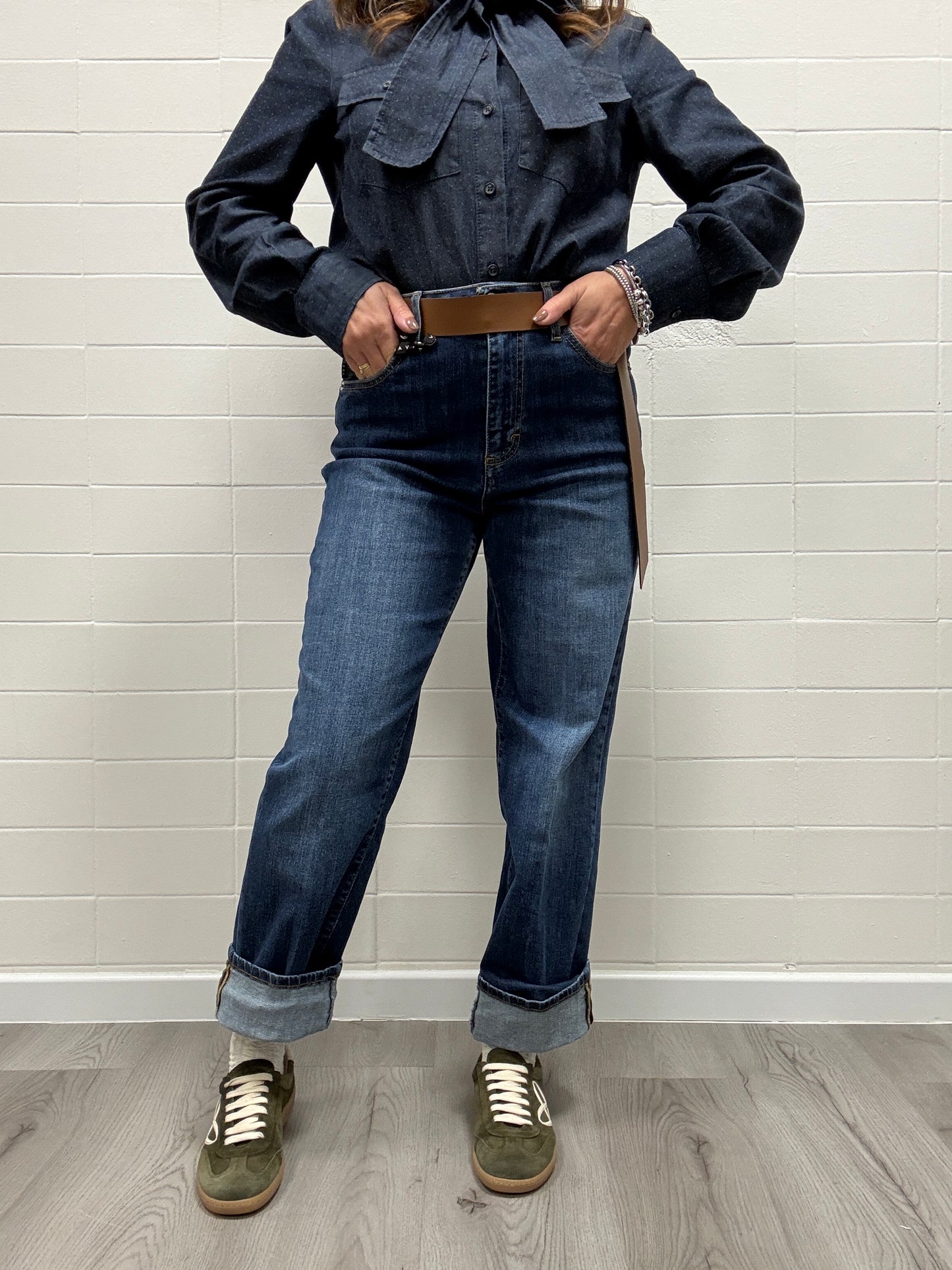 Jeans risvolto Mandy Haveone
