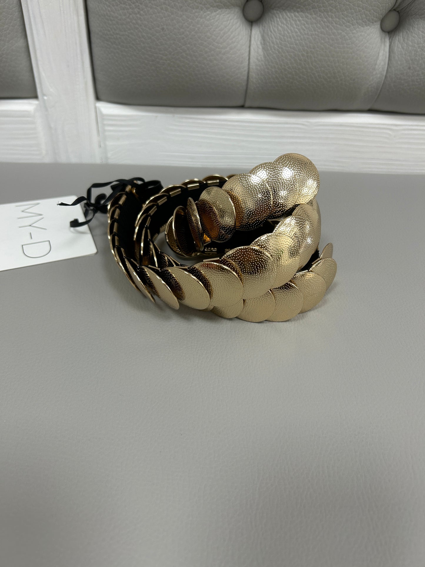 Cintura elastica metallo Oro My-d