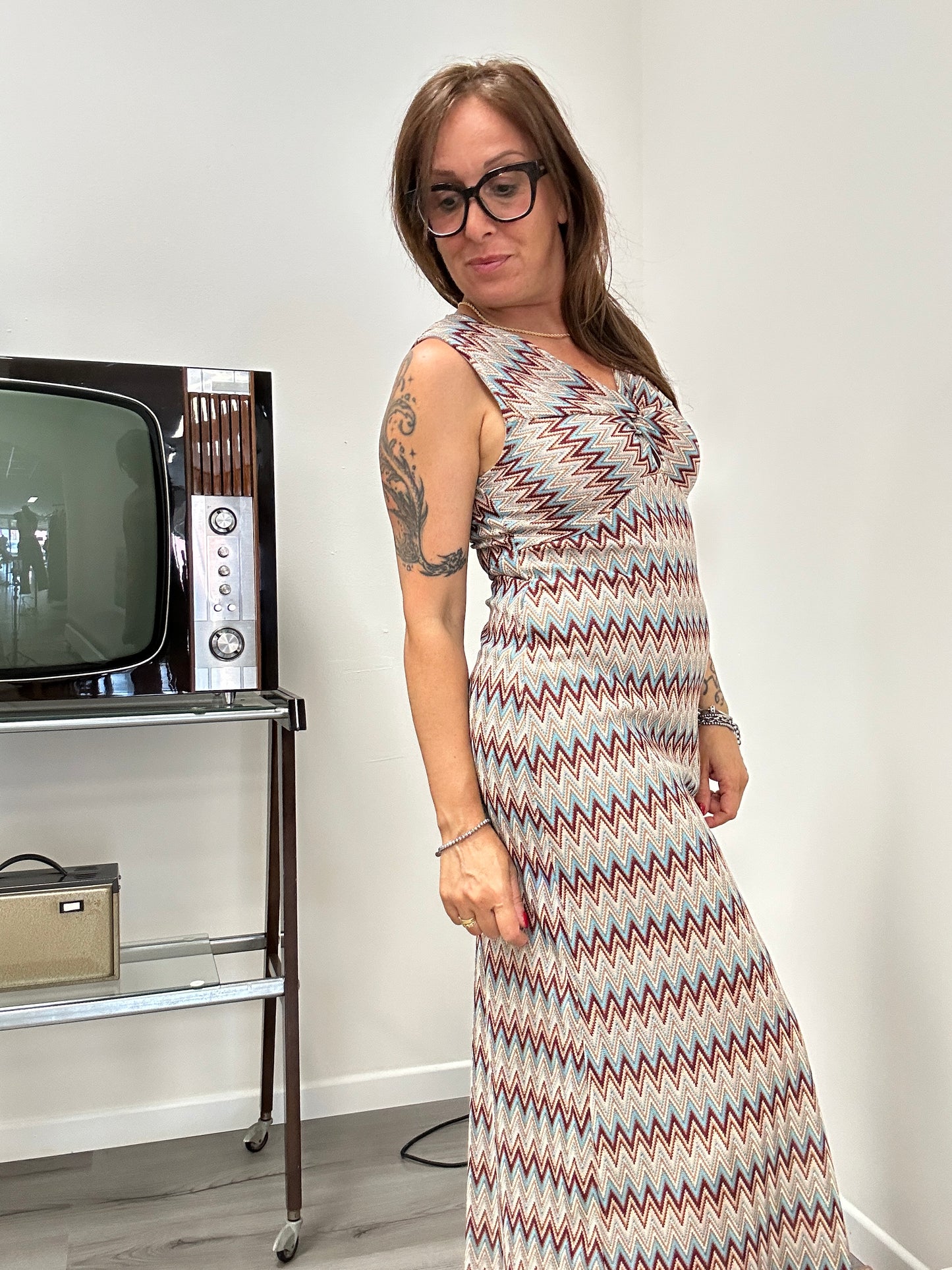 Abito Missoni incrocio Susy Mix rosso
