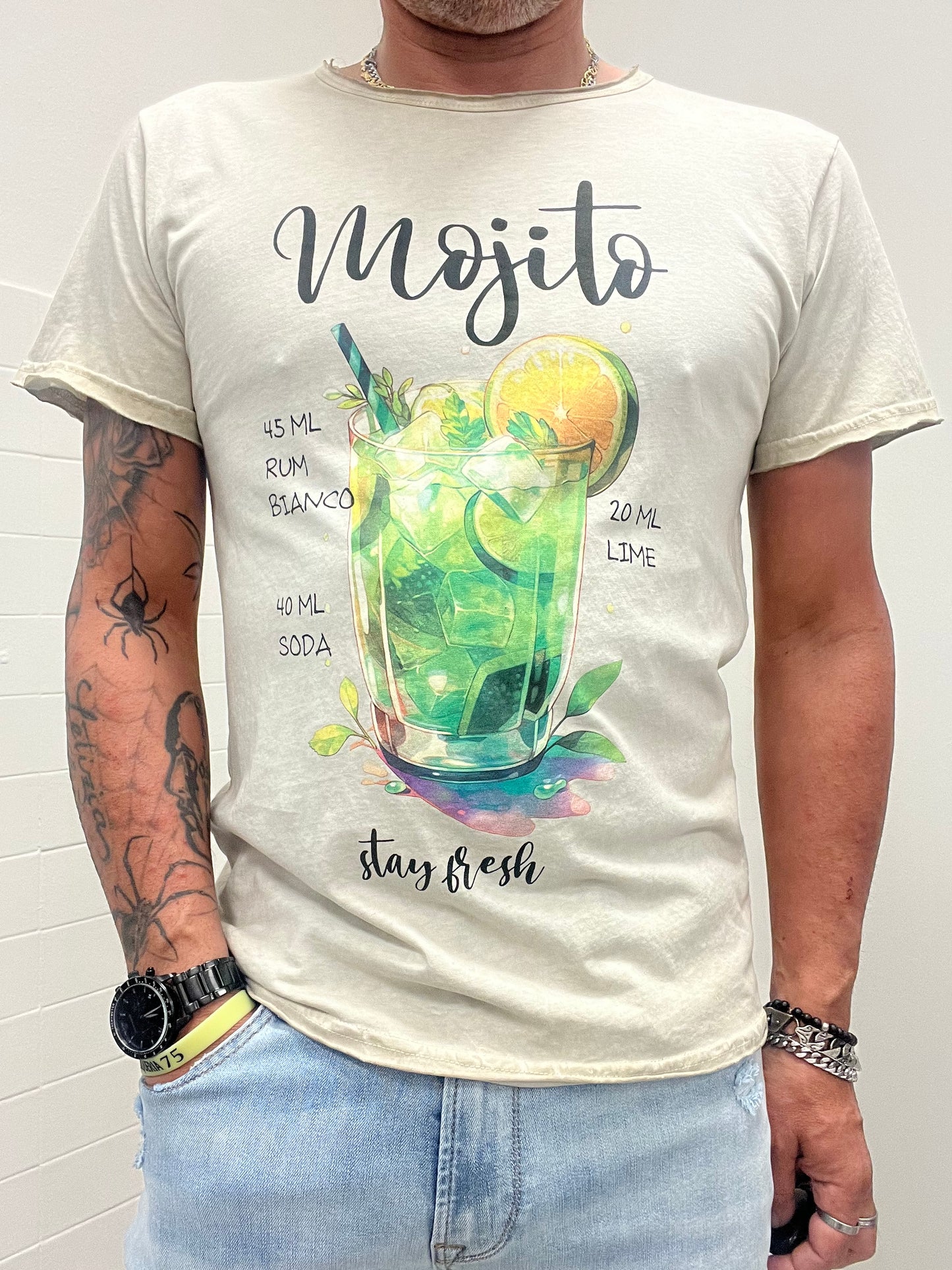 Circus Red T -Shirt Moyito Beige