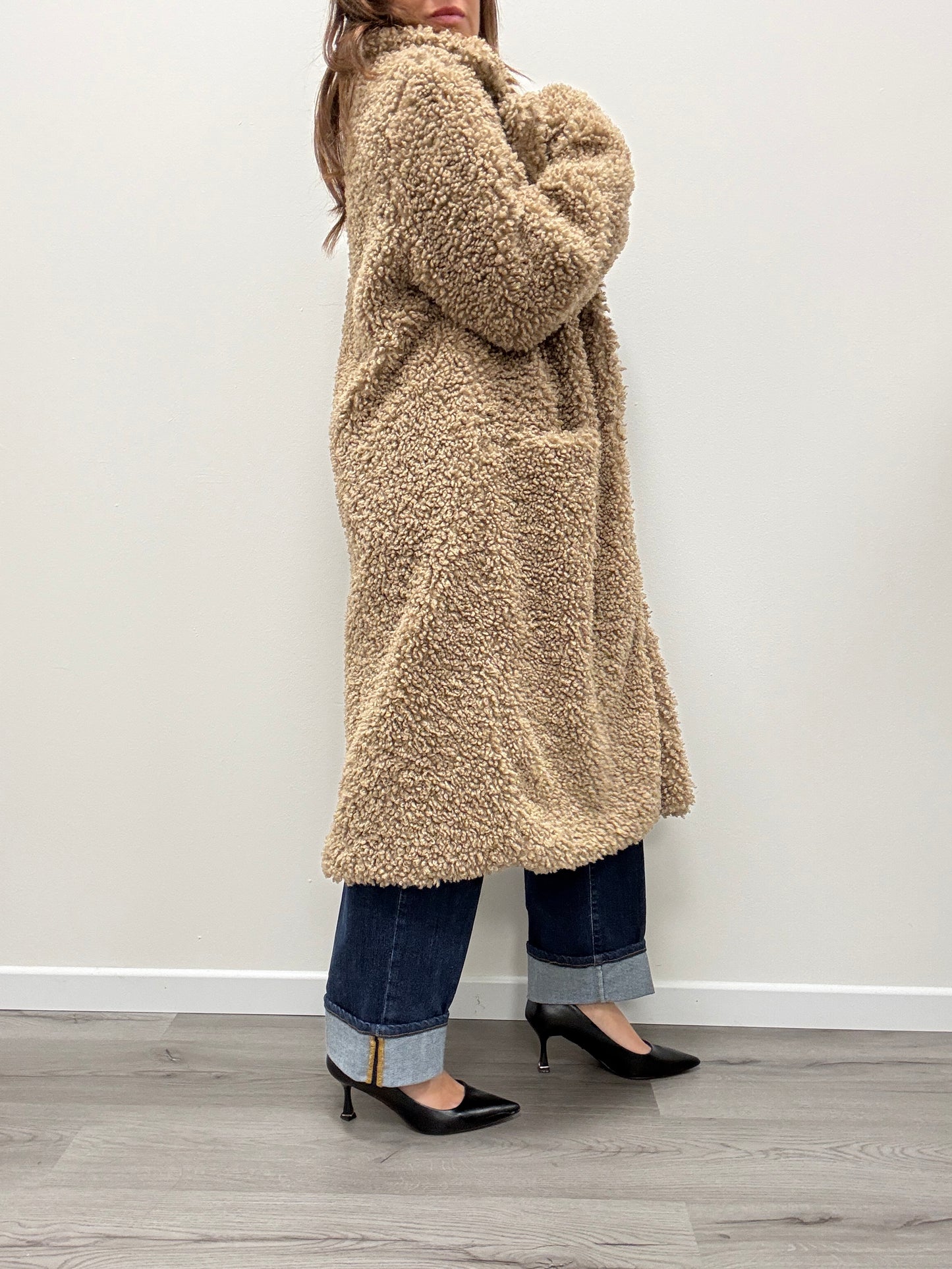 Cappotto Teddy tortora Susy Mix