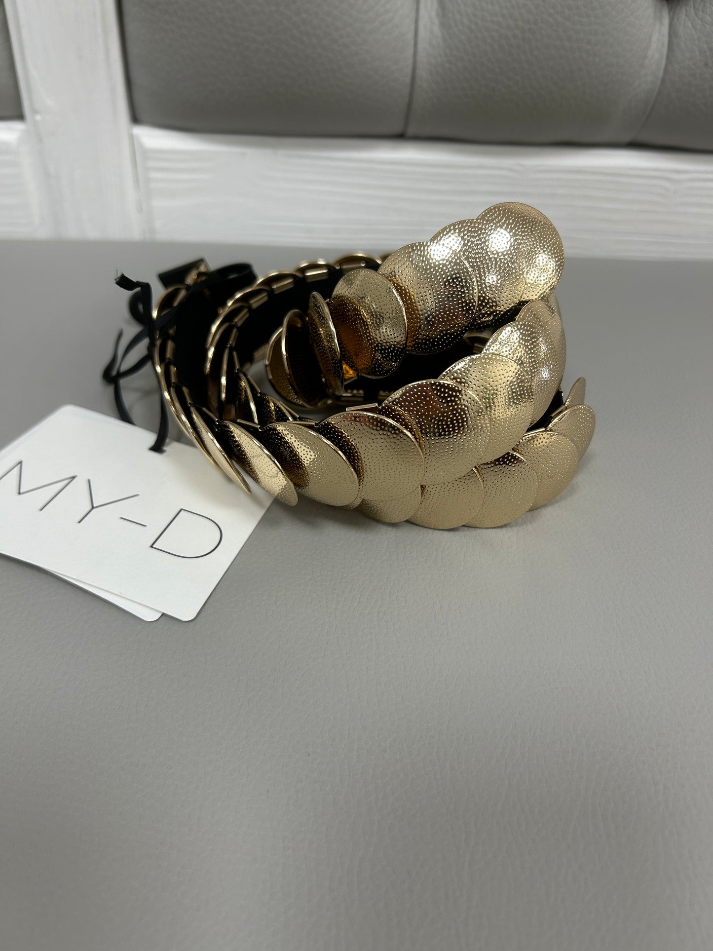 Cintura elastica metallo Oro My-d