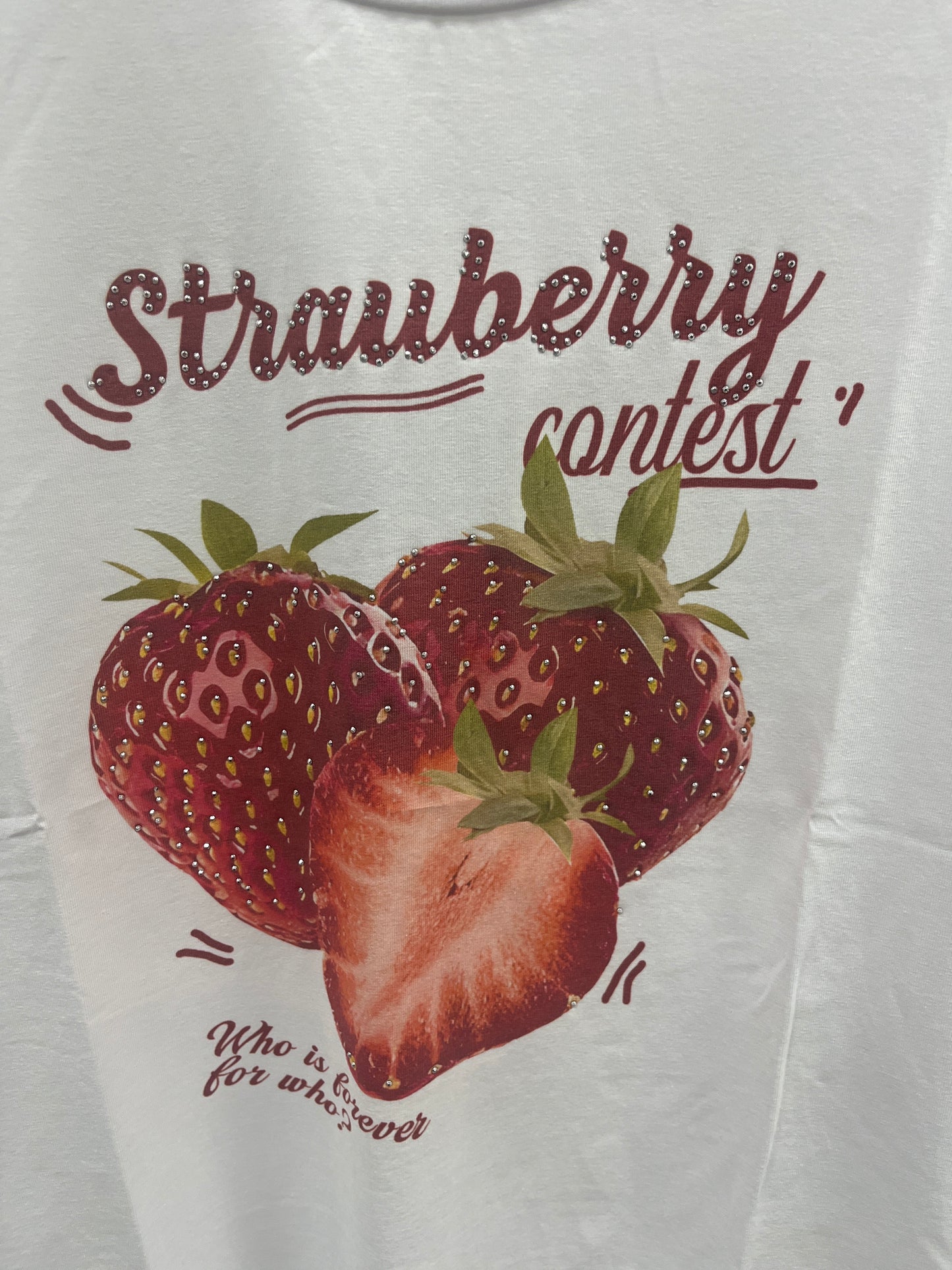 Susy Mix T-Shirt con stampa Strauberry