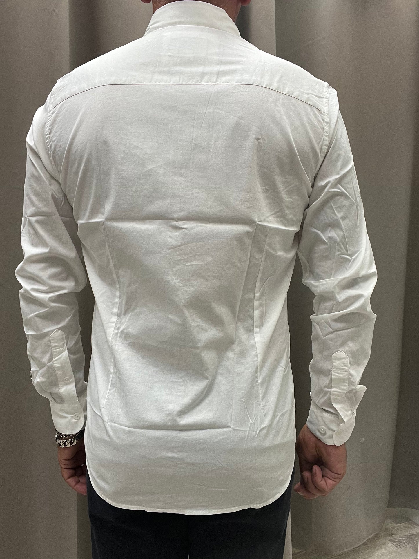 Gianni Lupo Camicia Bianca Uomo Slim Fit