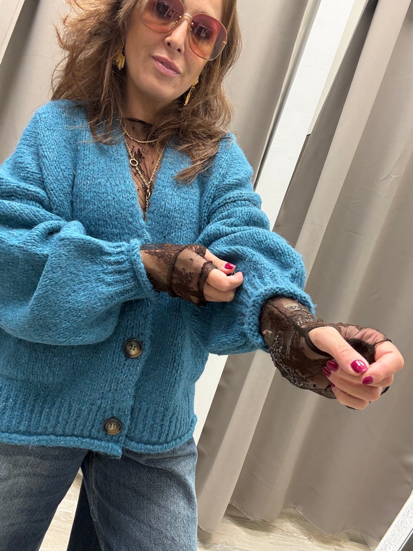 Cardigan Tre Bottoni HaveOne Ottanio