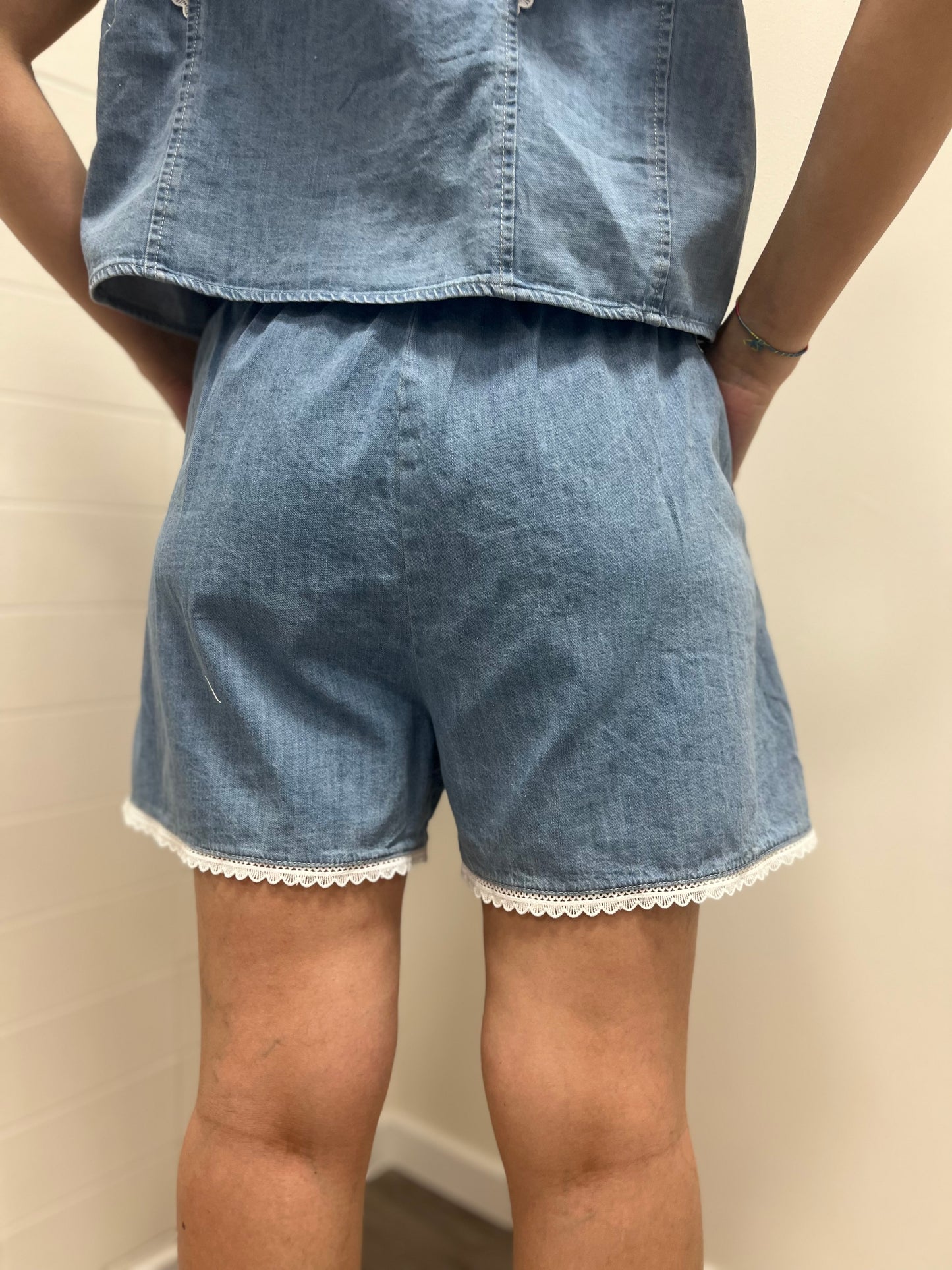 Susy mix coordinato jeans con nappine