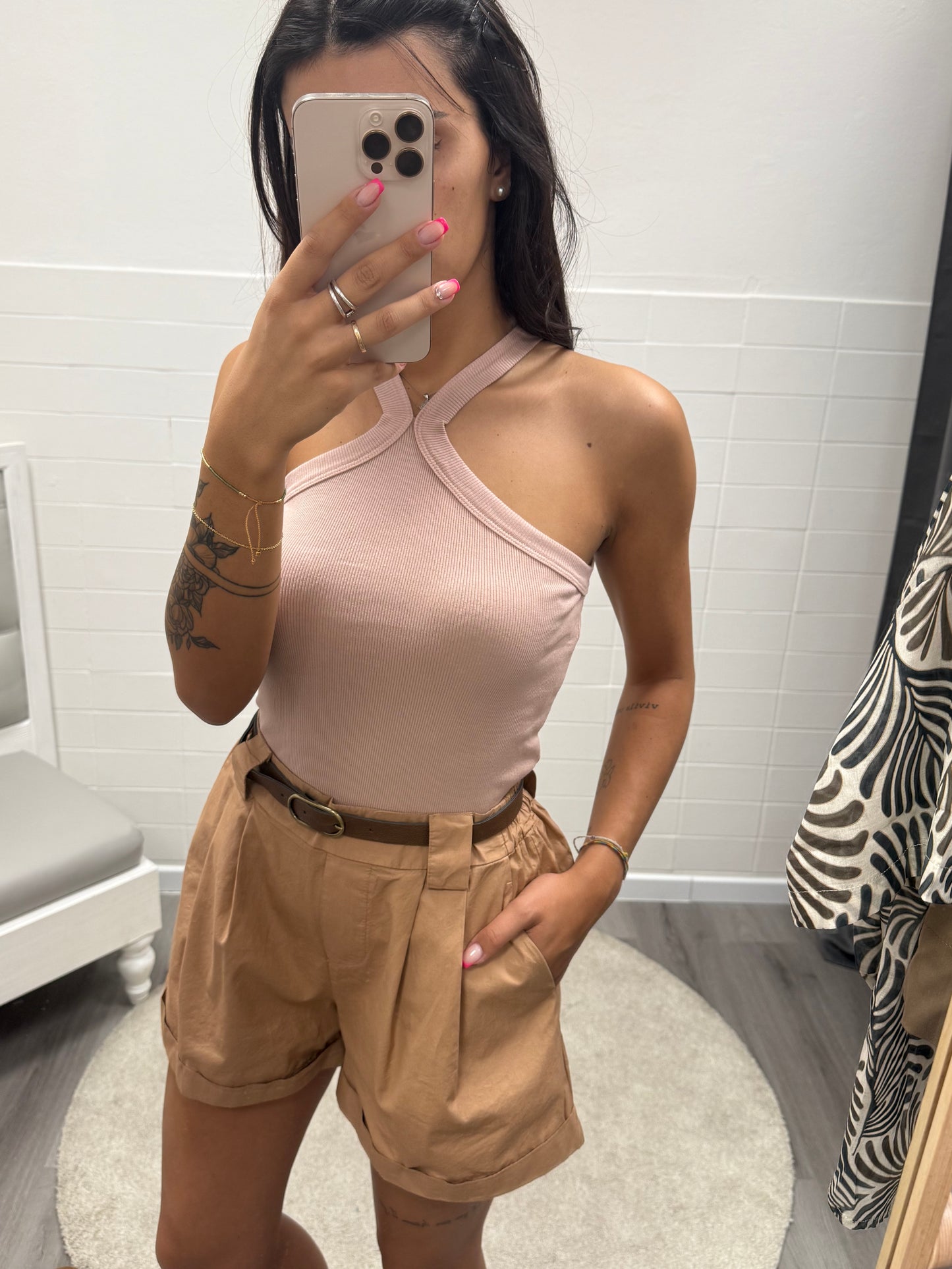 Top fascia incrocio Susy Mix Rosa