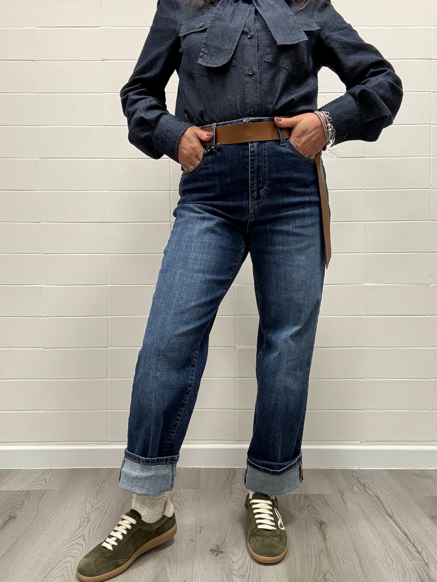 Jeans risvolto Mandy Haveone