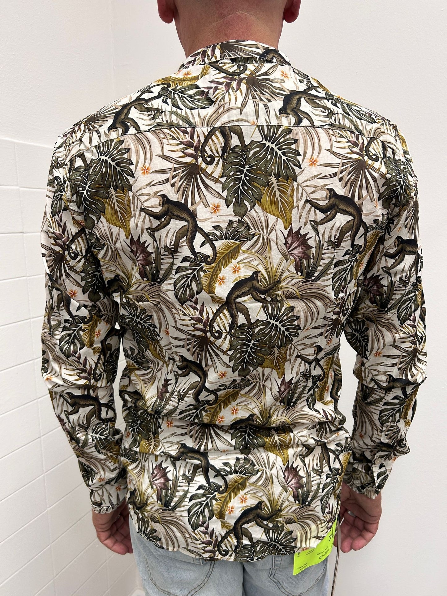 Gianni Lupo Camicia Fantasia scimmie