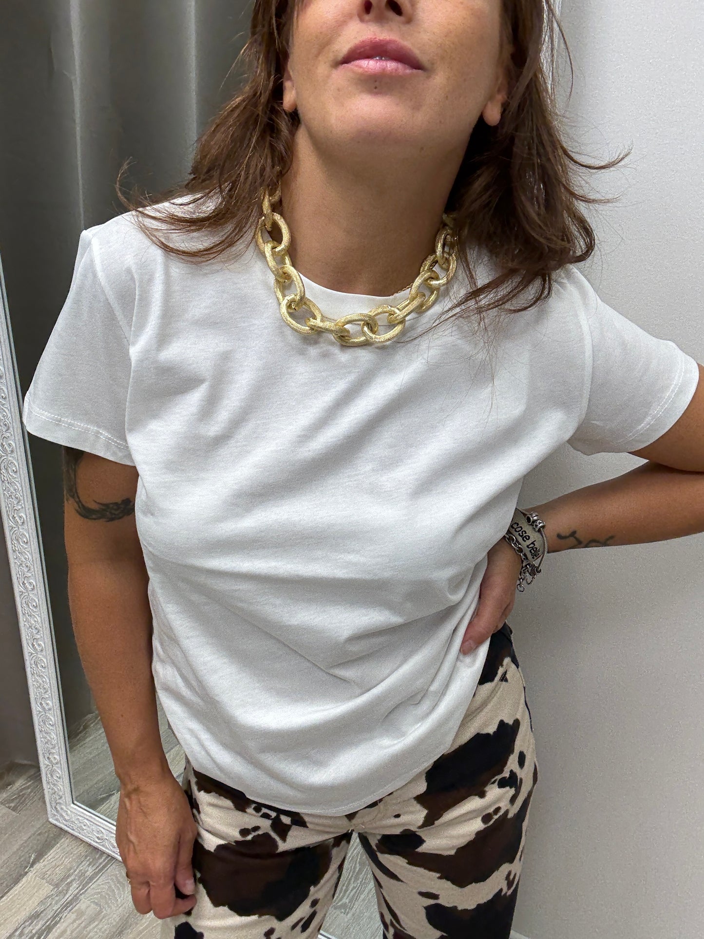 T-shirt regular Susy Mix bianco