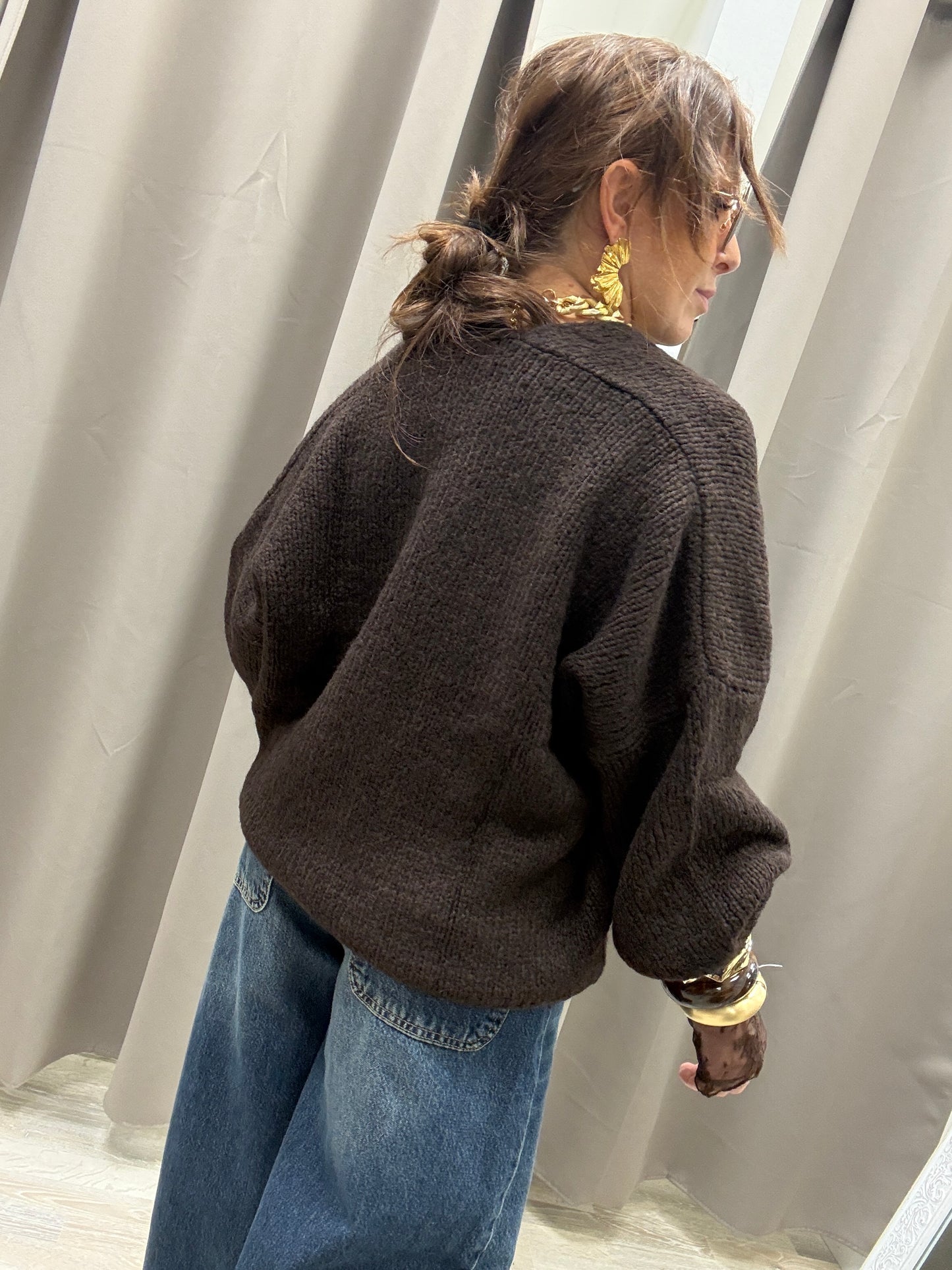 Cardigan Tre Bottoni HaveOne Moro