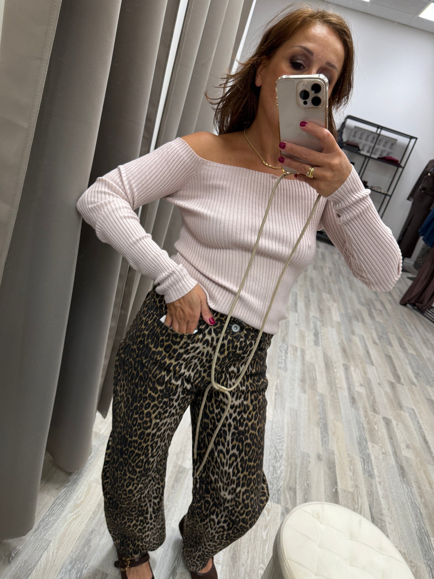 Maglia scollo shiffer Susy Mix Rosa