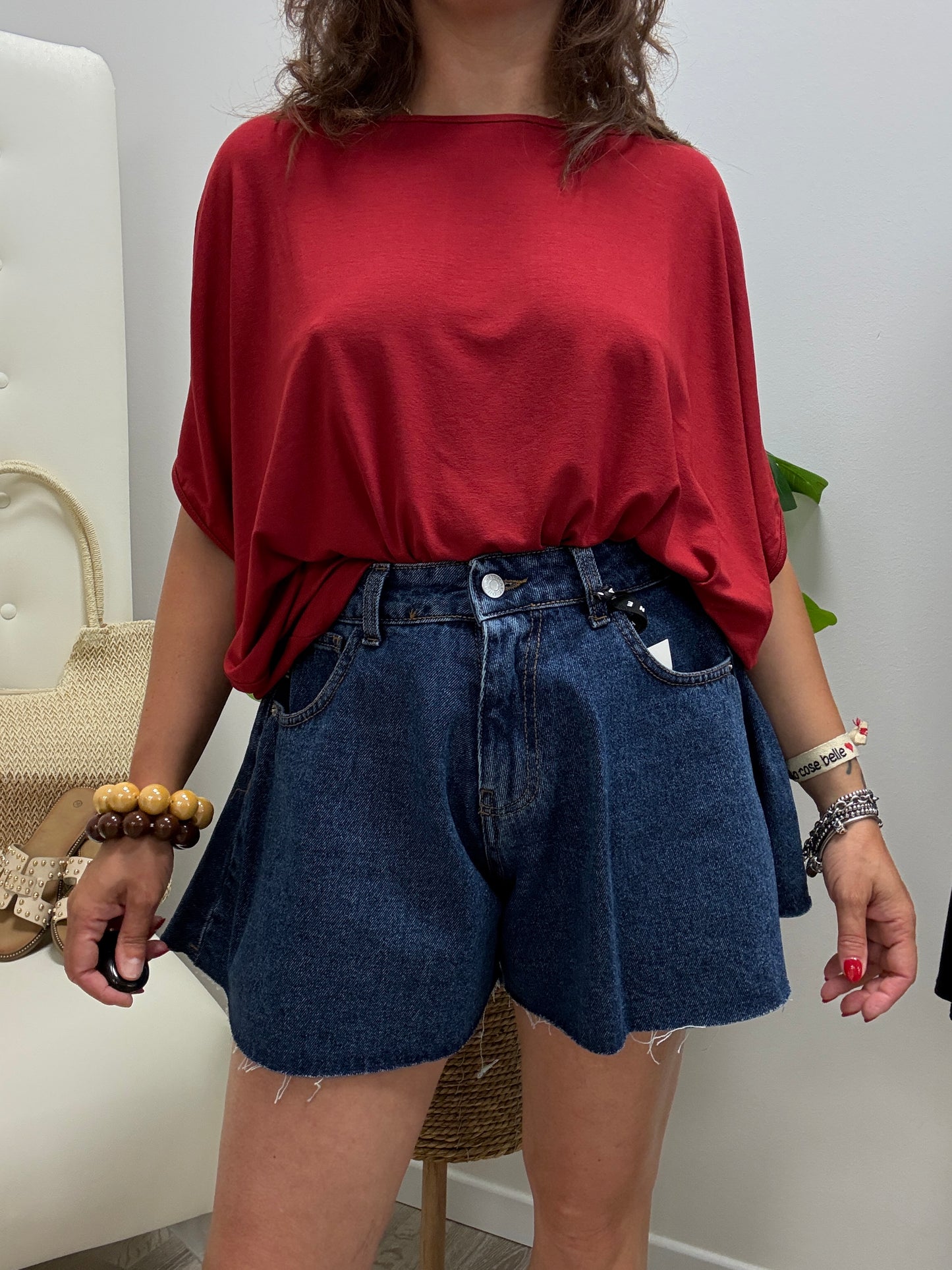Short farfalla jeans Haveone