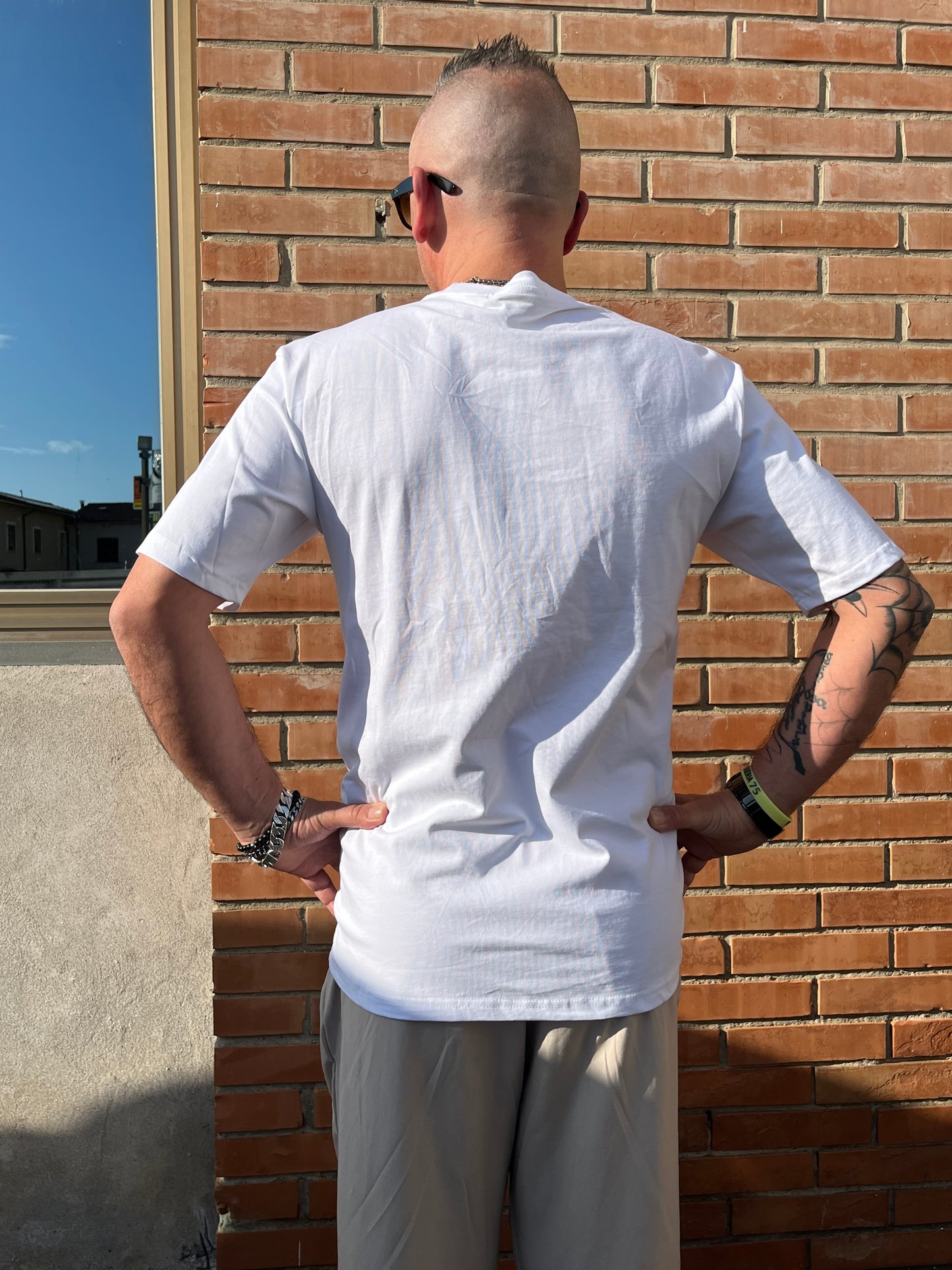 Gianni Lupo T-Shirt con Stampa Ricamata