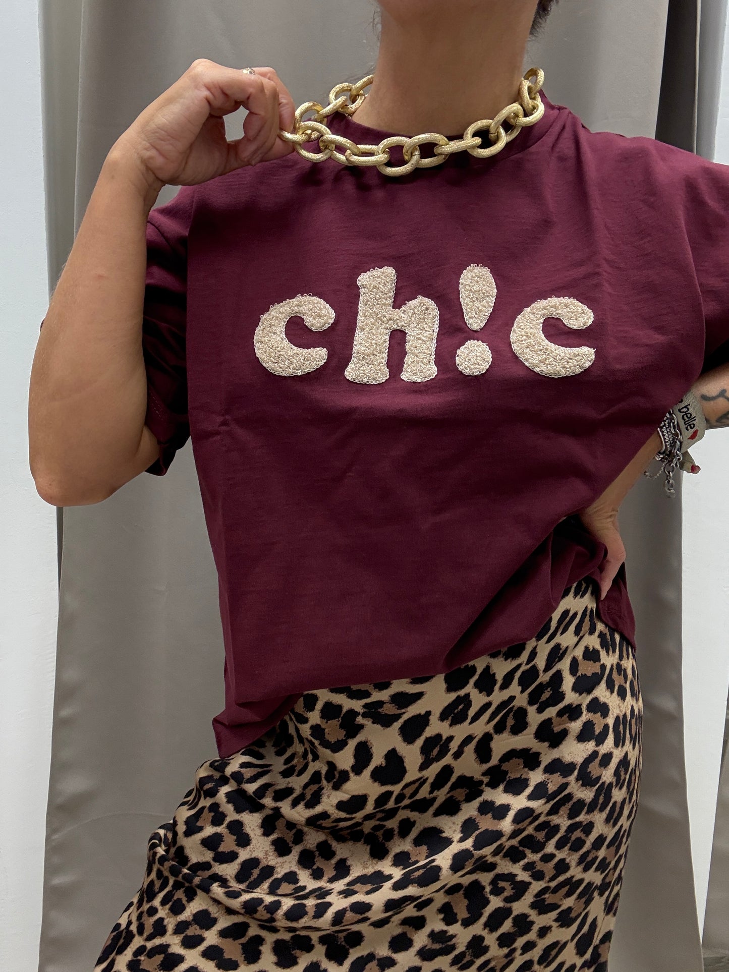 T-shirt Chic Susy Mix Vino