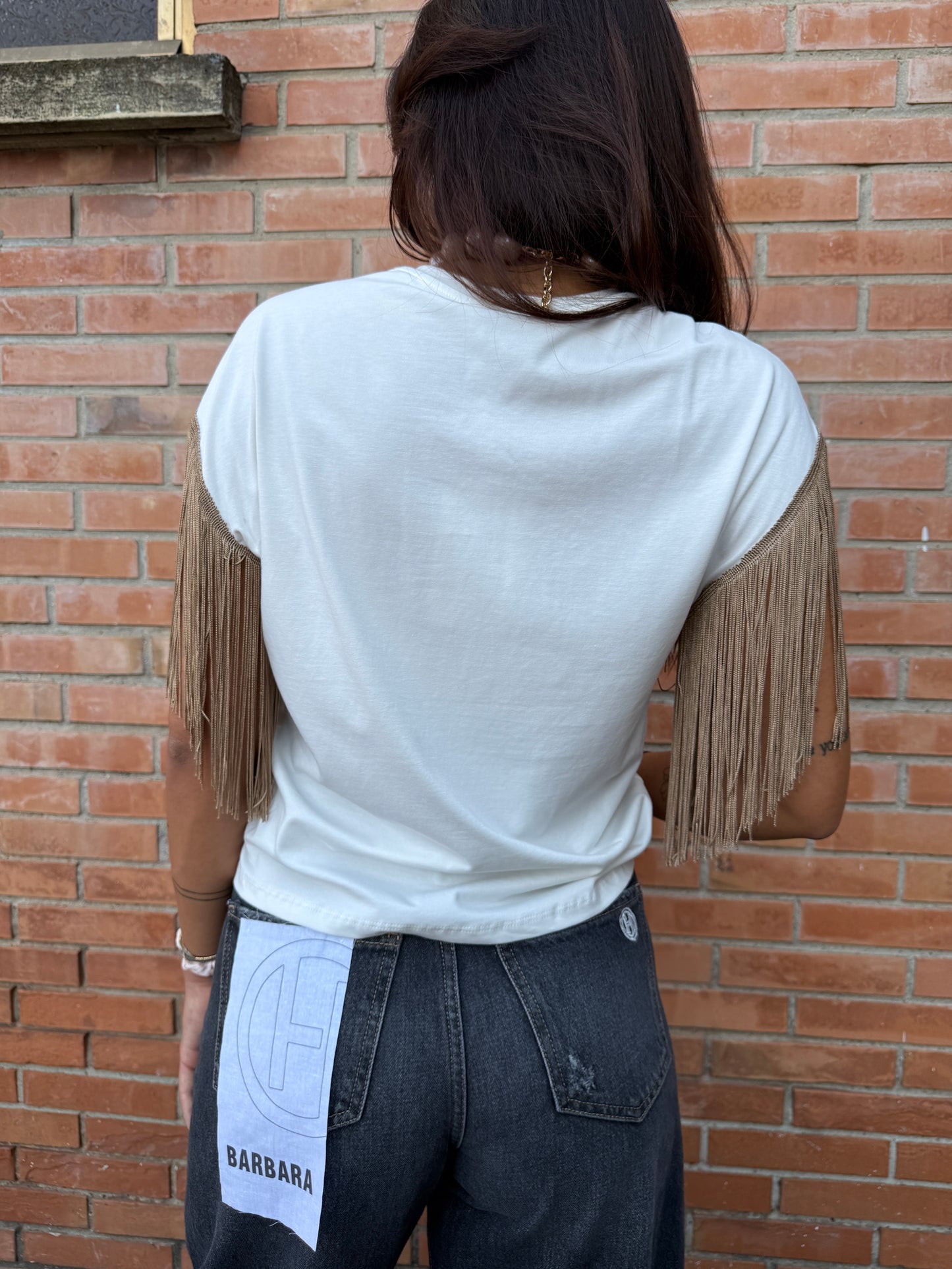 T-shirt frange Susy Mix