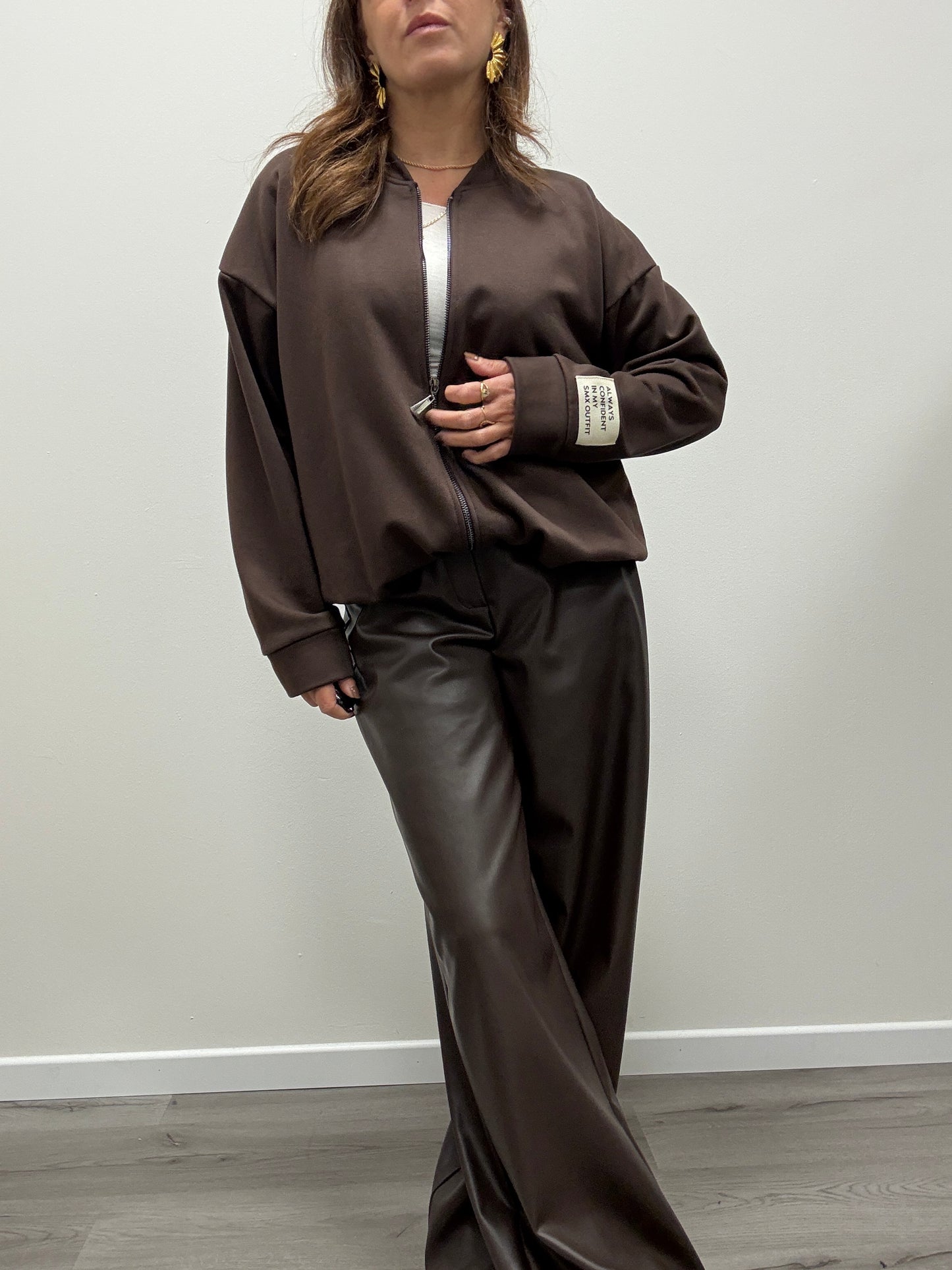 Pantalone in Ecopelle Moro HaveOne