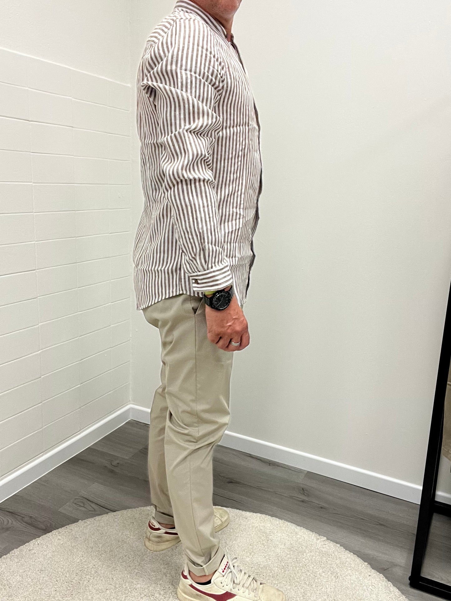 Gianni Lupo Camicia Lino Caffè
