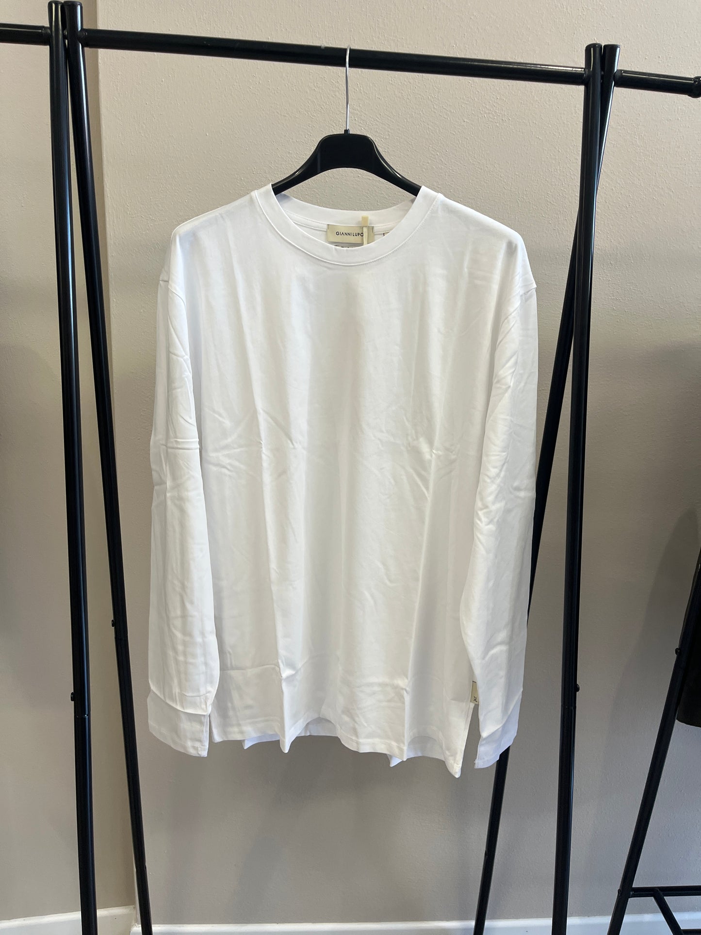 Gianni Lupo T-Shirt Manica Lunga Bianca