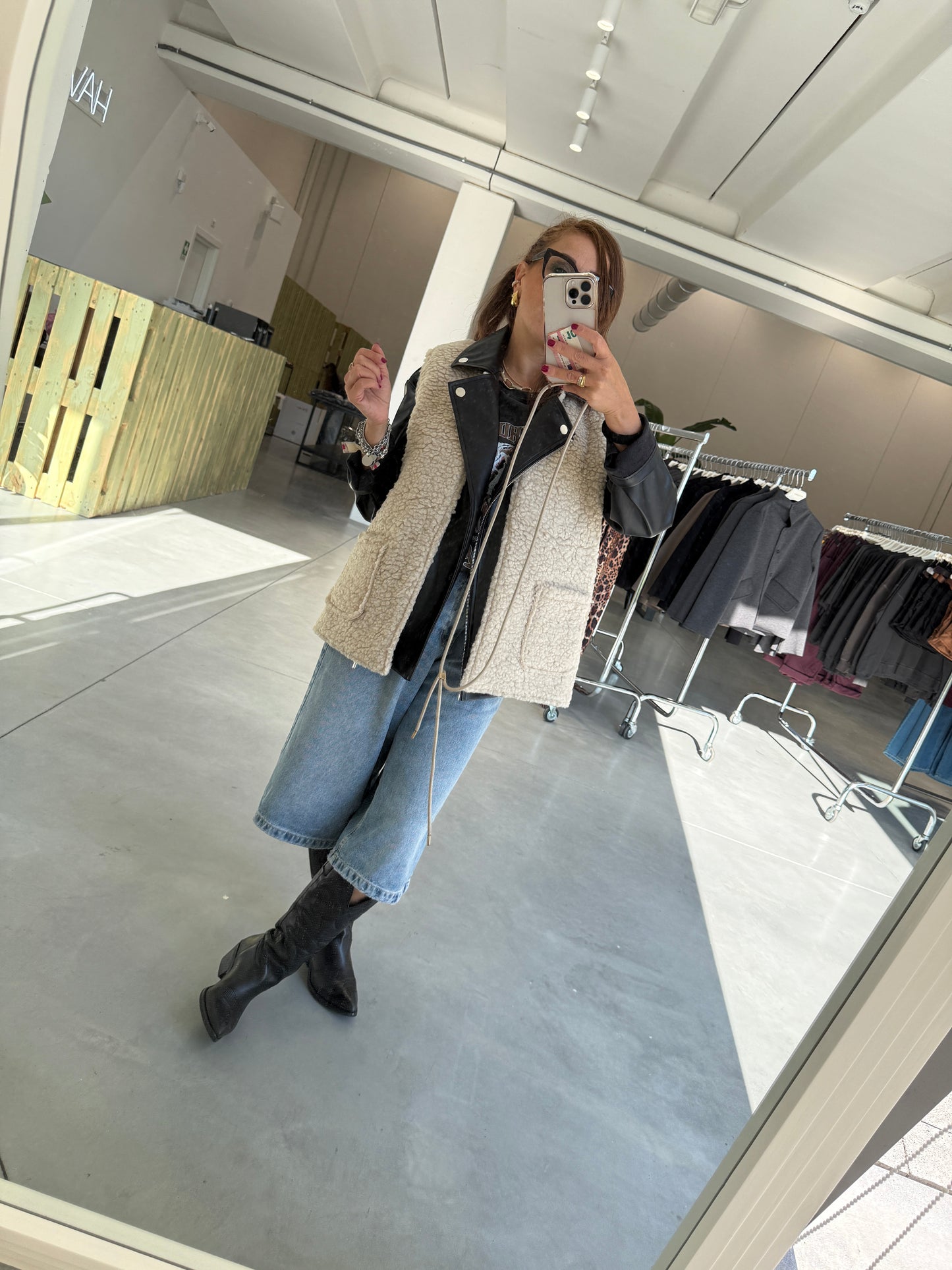 Gilet Teddy burro Haveone