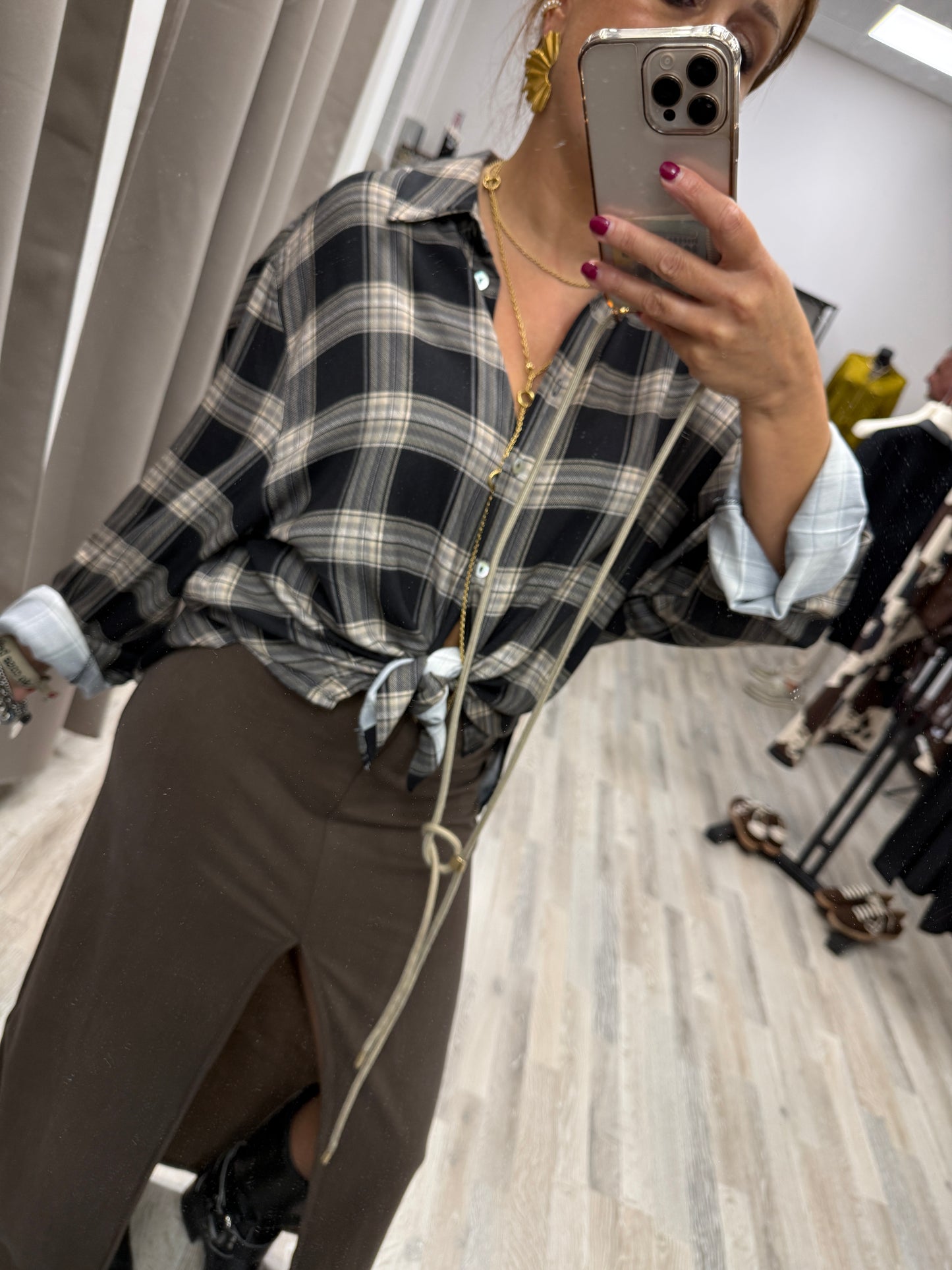 Camicia check modello uomo Haveone