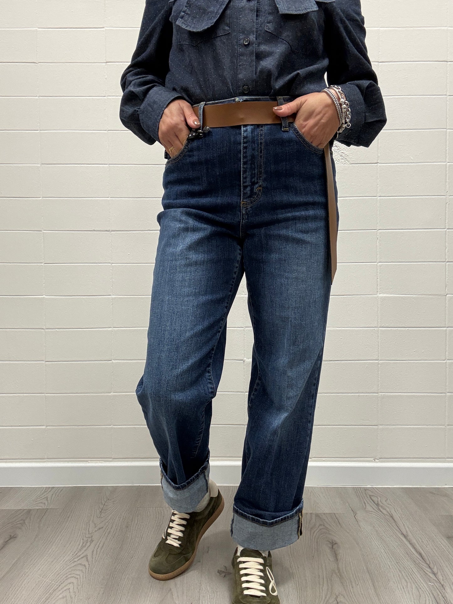 Jeans risvolto Mandy Haveone