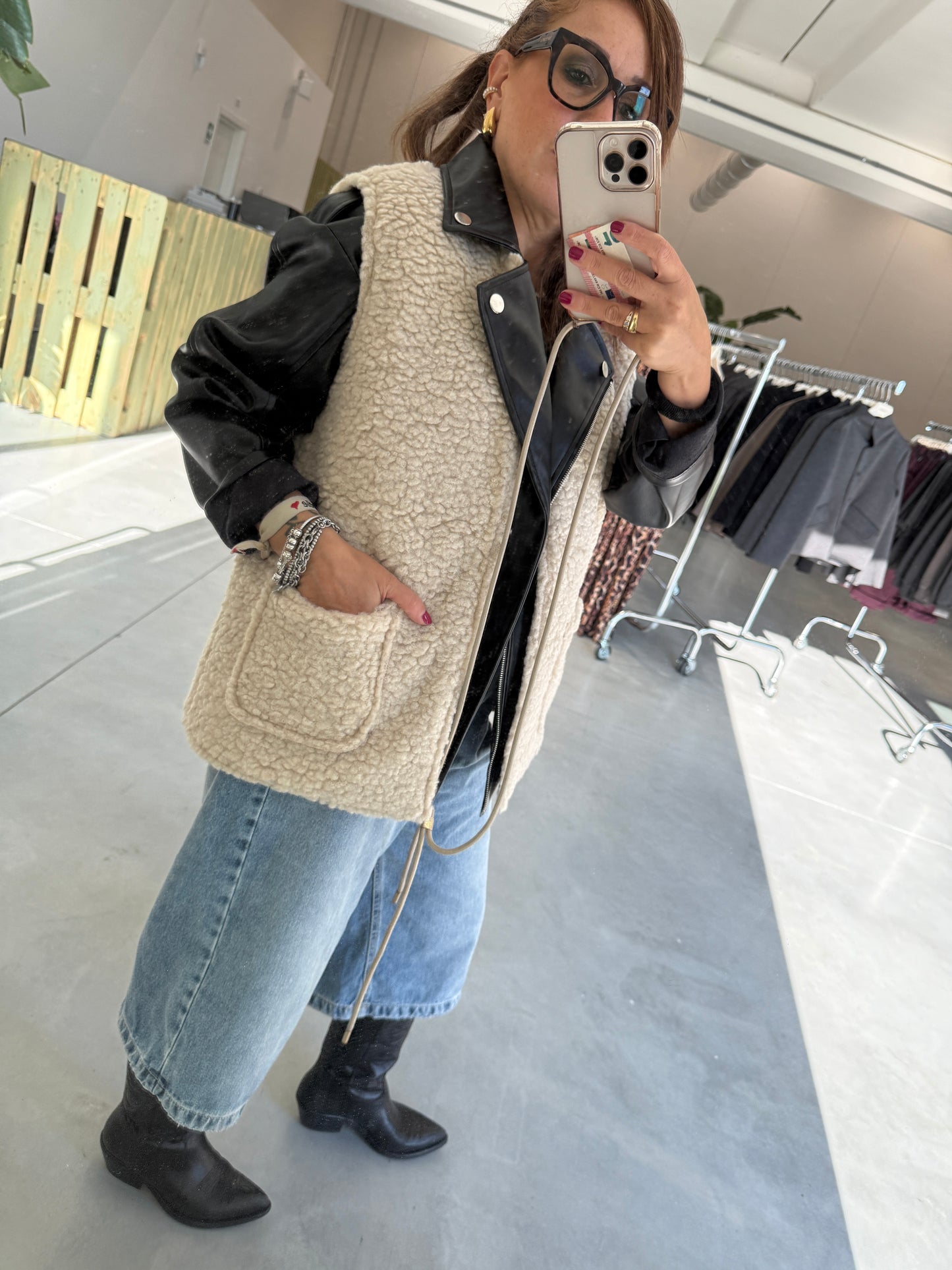 Gilet Teddy burro Haveone