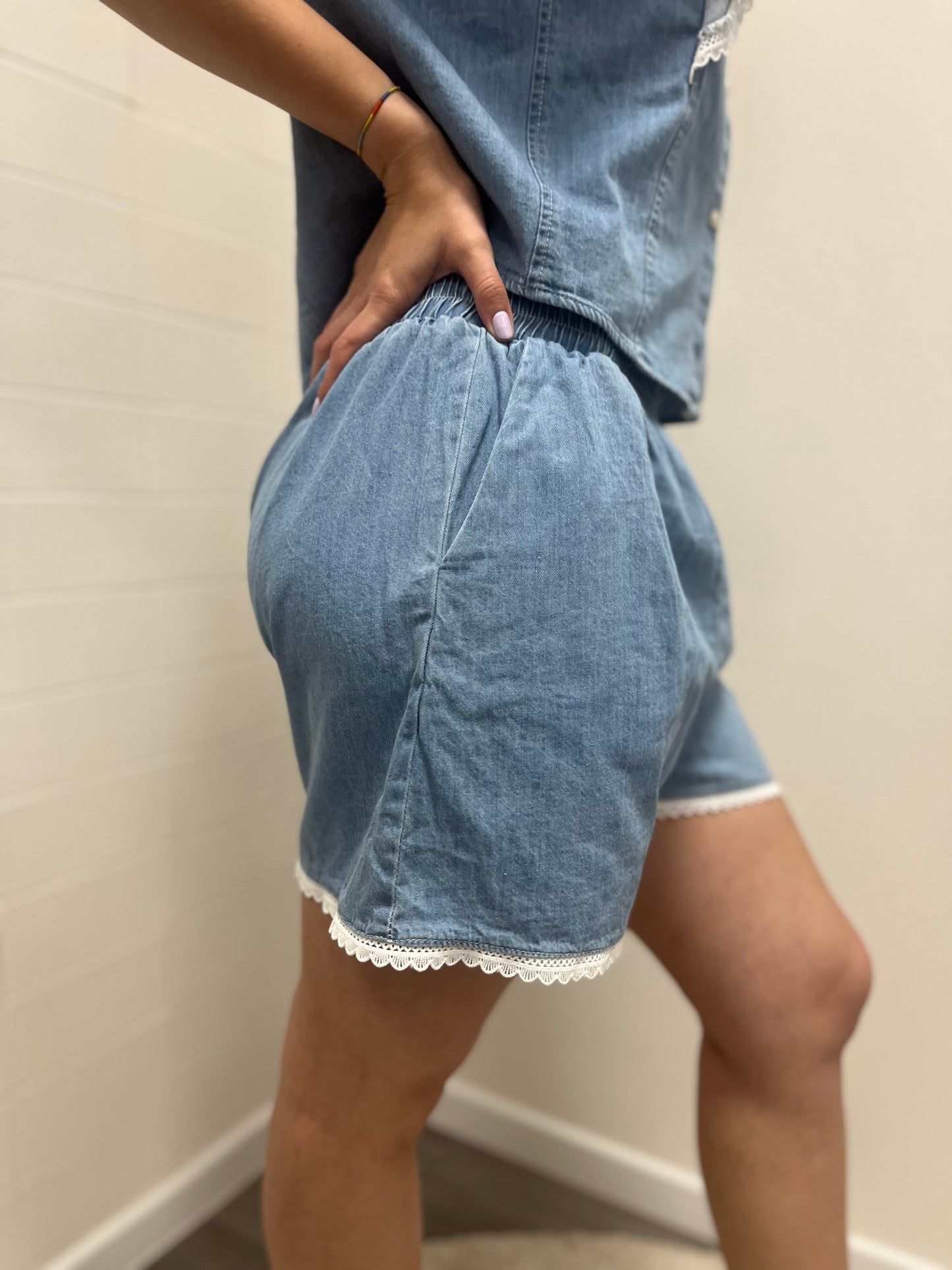 Susy mix coordinato jeans con nappine