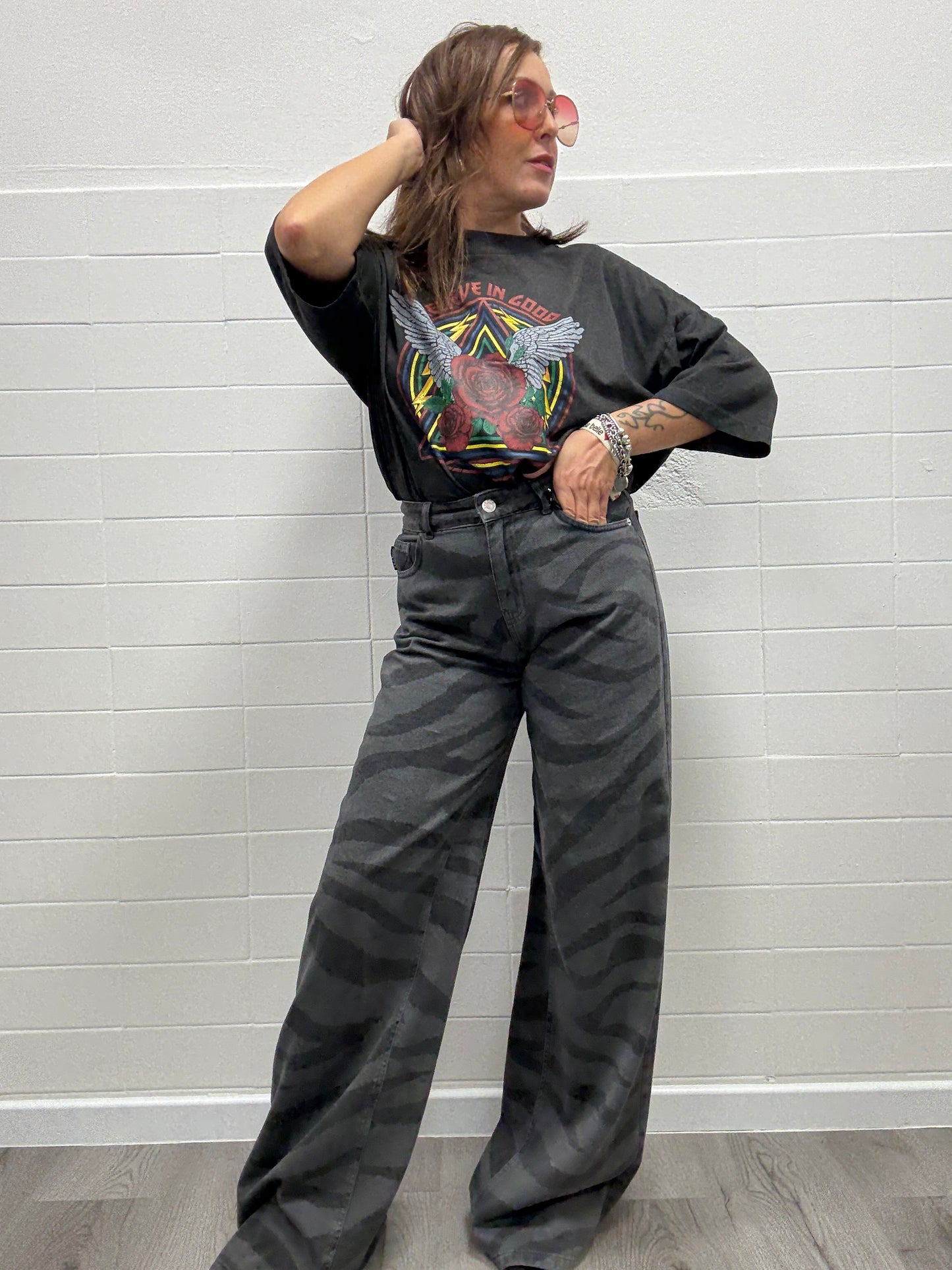 Jeans Ketty zebrato Haveone
